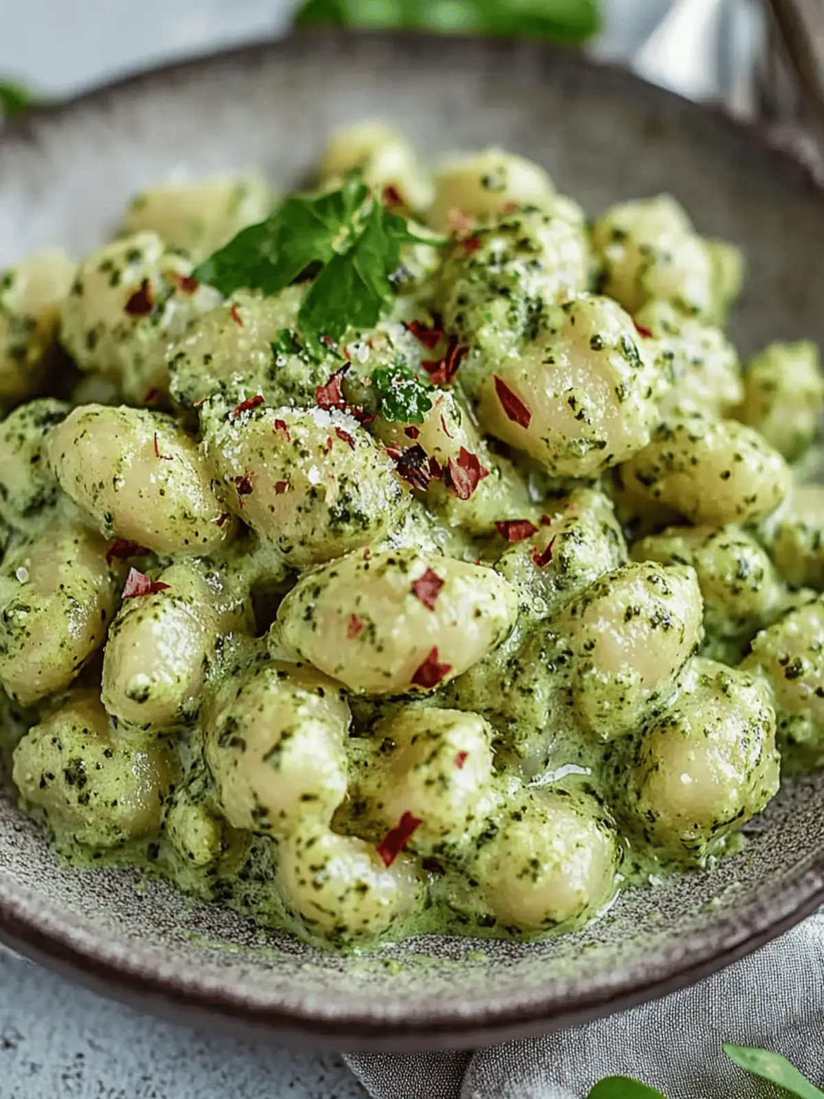 Creamy Vegan Pesto Gnocchi: Quick, Nut-Free Magic for Dinner 4 Creamy Vegan Pesto Gnocchi