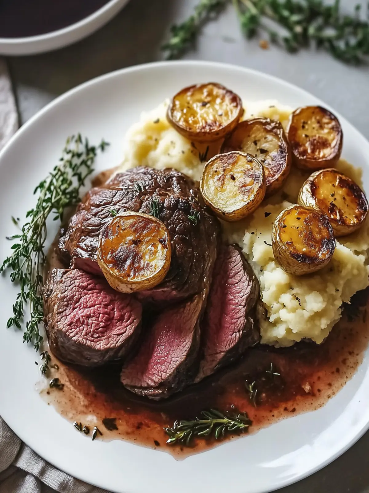 Delicious Beef Tenderloin Roast with Smashed Potatoes Delight 2 Beef Tenderloin Roast with Smashed Potatoes