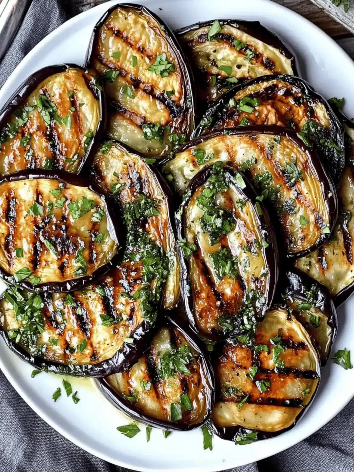 Garlic & Herb Grilled Eggplant: Your New Summer Favorite 4 Garlic & Herb Grilled Eggplant