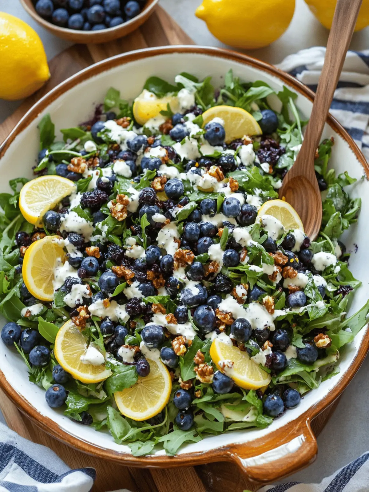 Zesty Lemon Blueberry Salad for a Fresh Summer Boost 4 Lemon Blueberry Salad