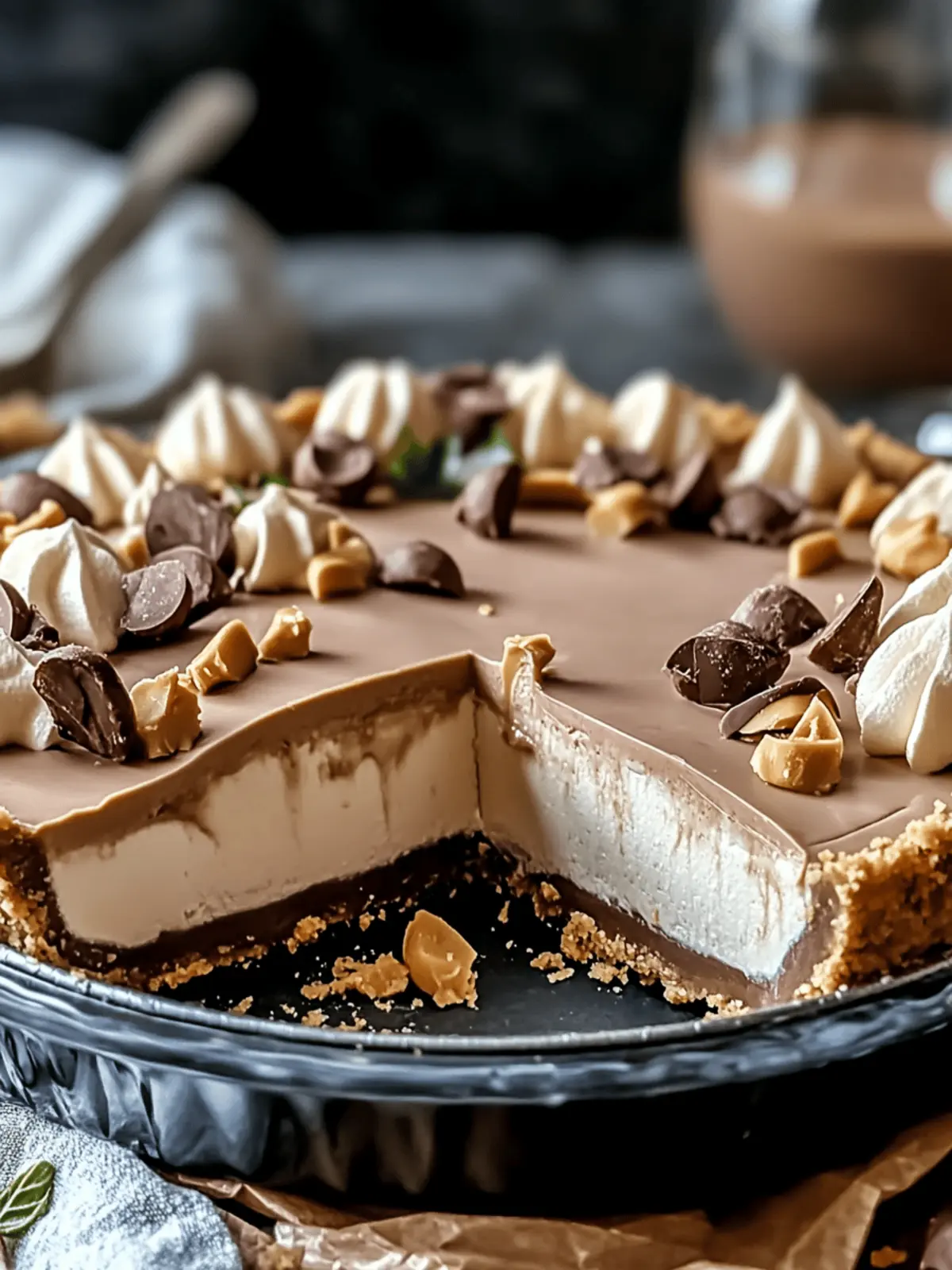 Decadent No-Bake Cream Cheese Peanut Butter Pie Bliss 2 No-Bake Cream Cheese Peanut Butter Pie