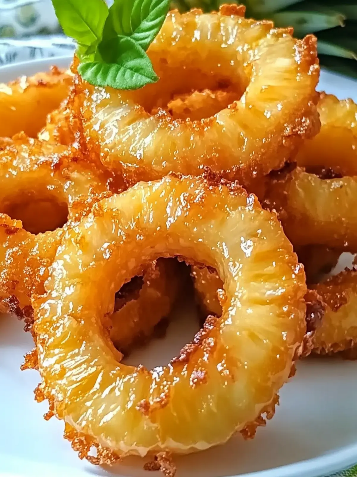 Fried Pineapple Rings: Irresistible Tropical Snack Recipe 2 Fried Pineapple Rings Tropical Snack Recipe