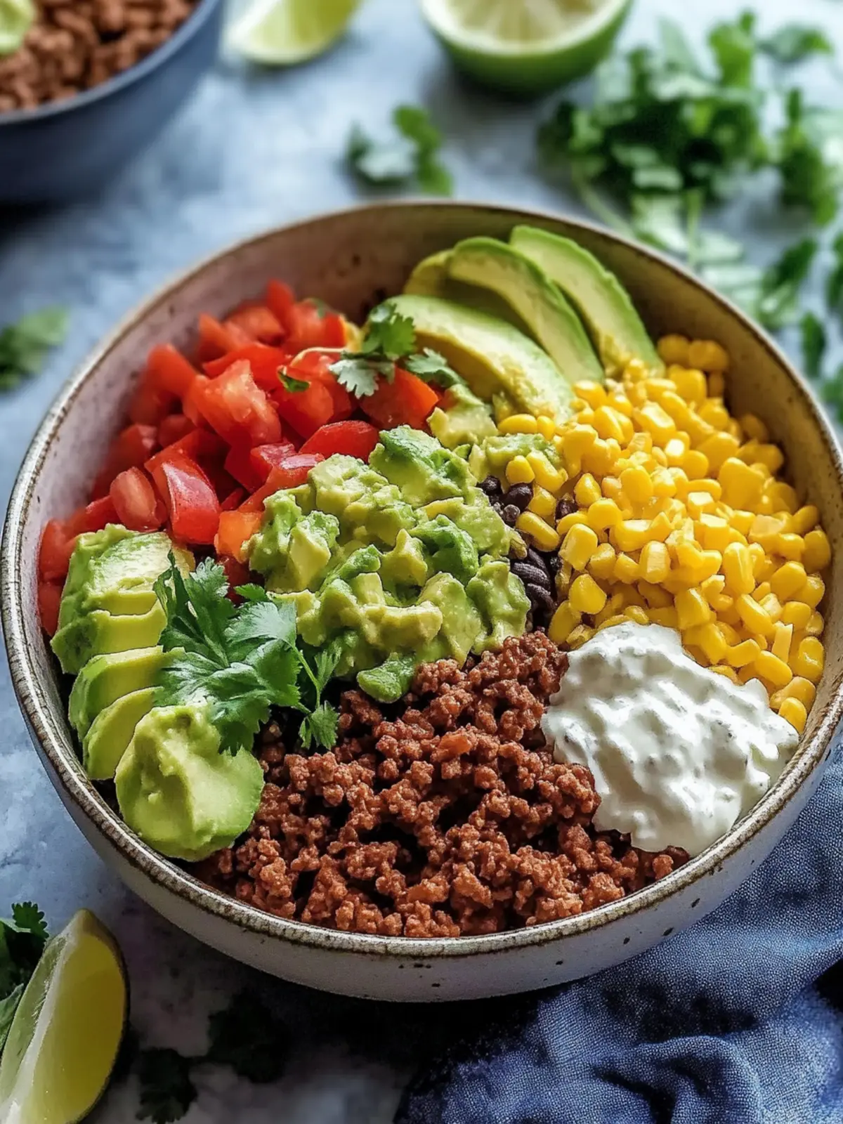 Tasty Ground Beef Taco Bowls for Fun Family Dinner Nights 2 Tasty Ground Beef Taco Bowls