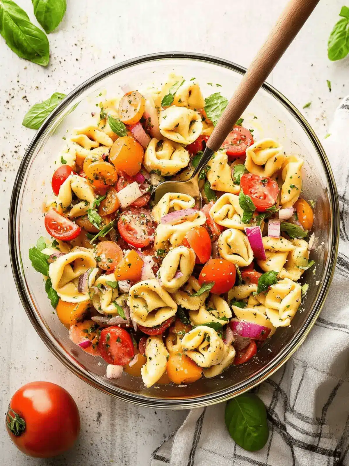 Vegan Tortellini Salad: A Refreshing Summer Delight 2 Vegan Tortellini Salad