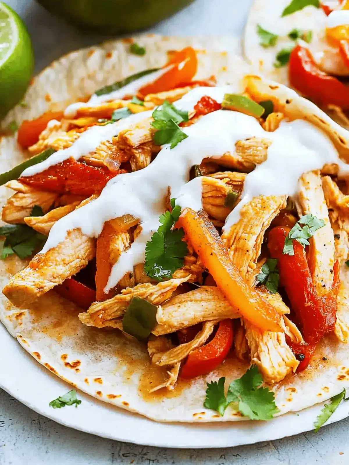 Savory Slow Cooker Chicken Fajitas for Effortless Weeknight Meals 3 Slow Cooker Chicken Fajitas