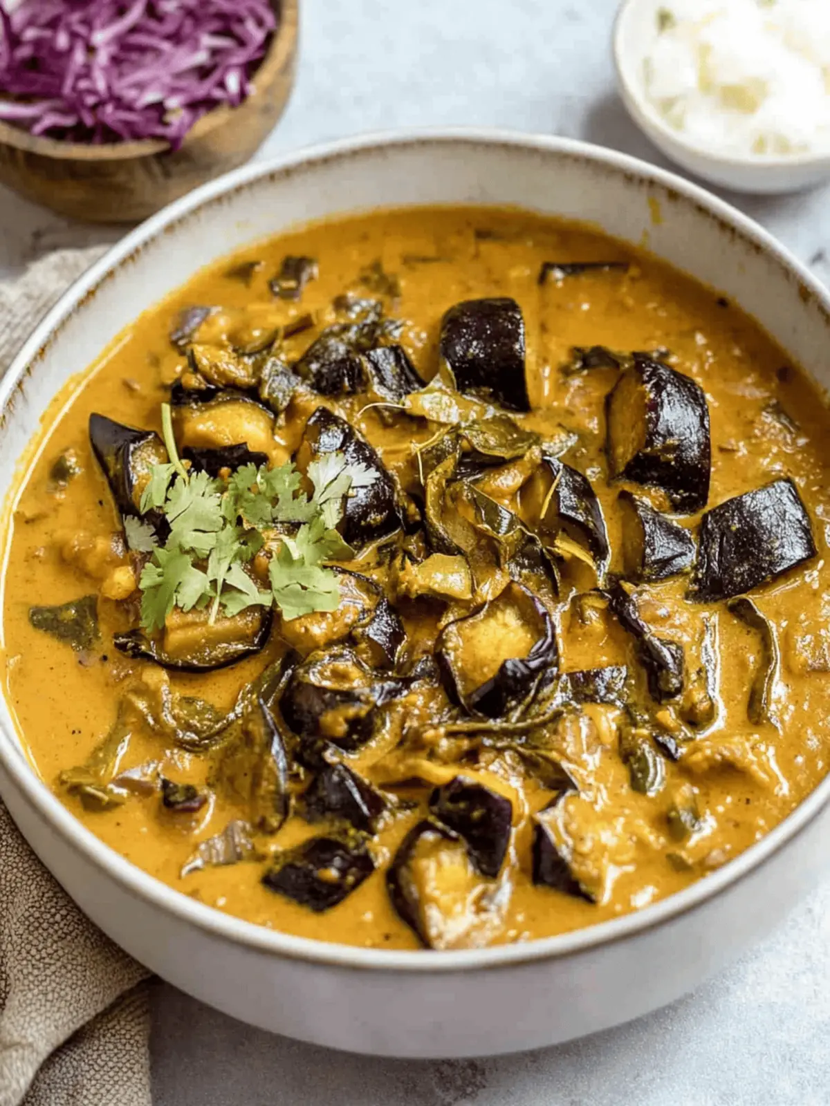 30-Minute Aubergine Curry Recipe for Flavor Lovers 3 Aubergine Curry Recipe (Eggplant Curry)