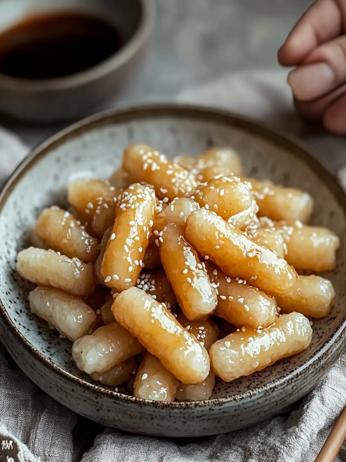 Sweet Soy Butter Korean Rice Cakes for a Quick Flavor Boost 2 Sweet Soy Butter Korean Rice Cakes