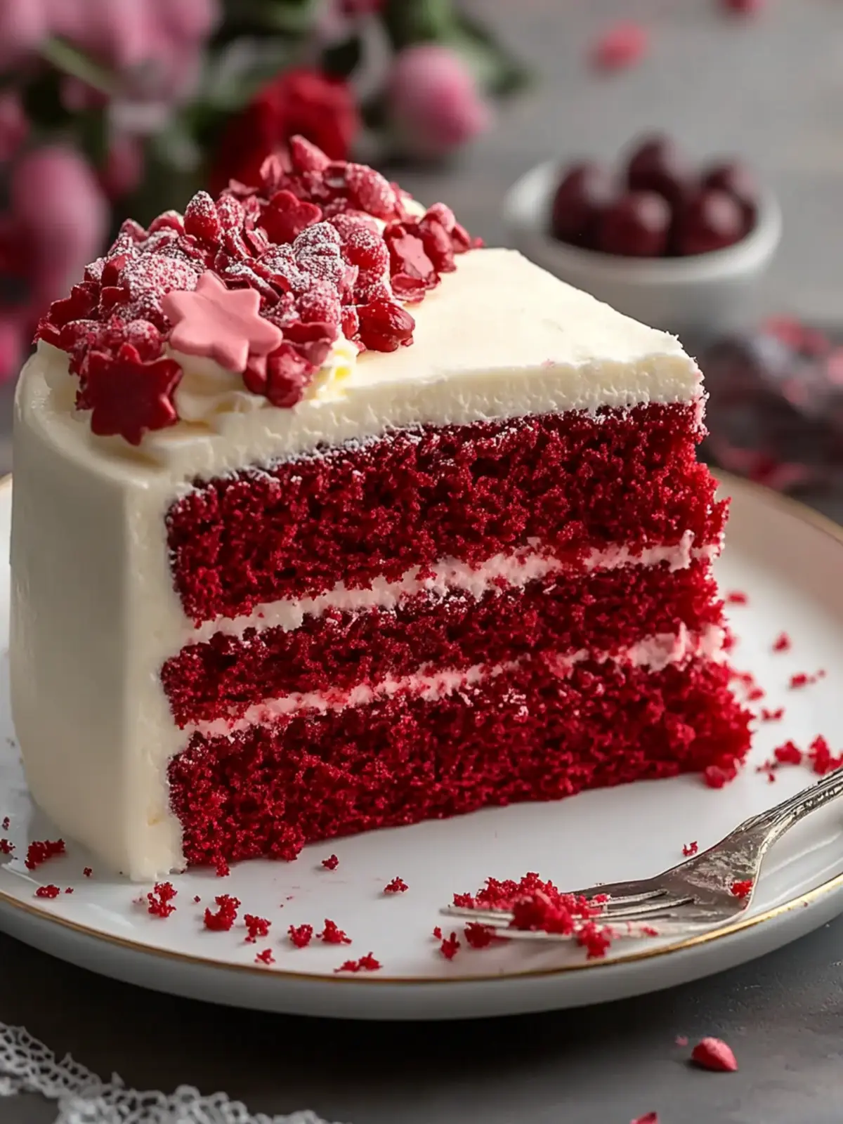 Decadent Red Velvet Cake with Creamy Frosting Bliss 4 Red Velvet Cake