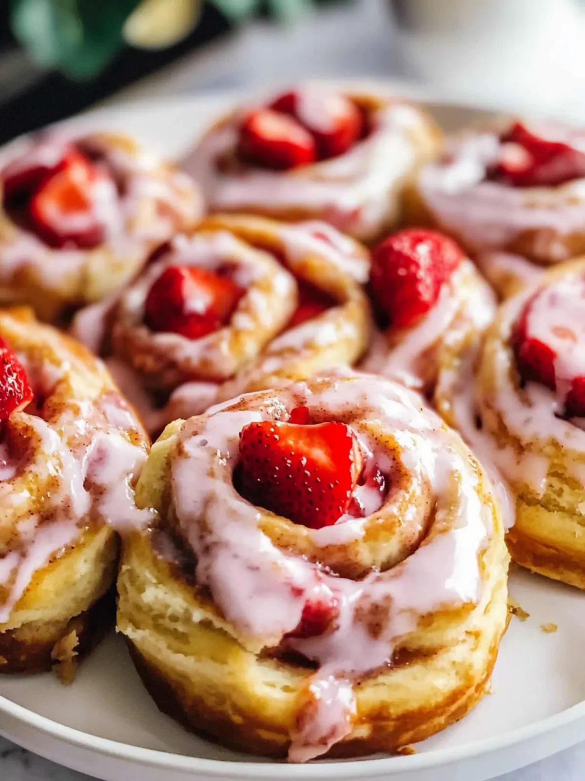 Delicious Strawberry Cinnamon Rolls with Creamy Icing Bliss 3 Strawberry Cinnamon Rolls