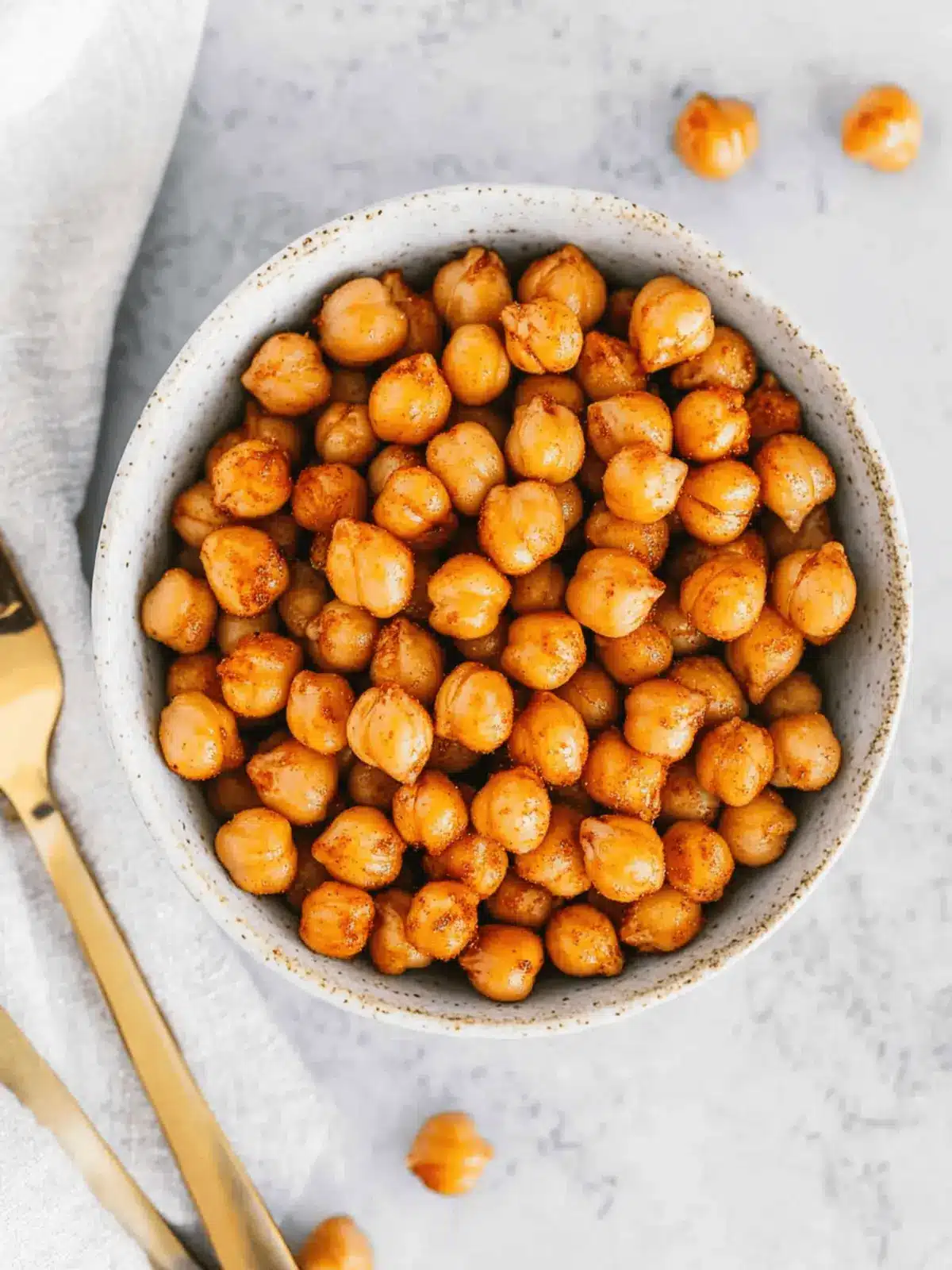 Crispy Easy Oven Roasted Chickpeas for a Healthy Crunch 2 Easy Oven Roasted Chickpeas