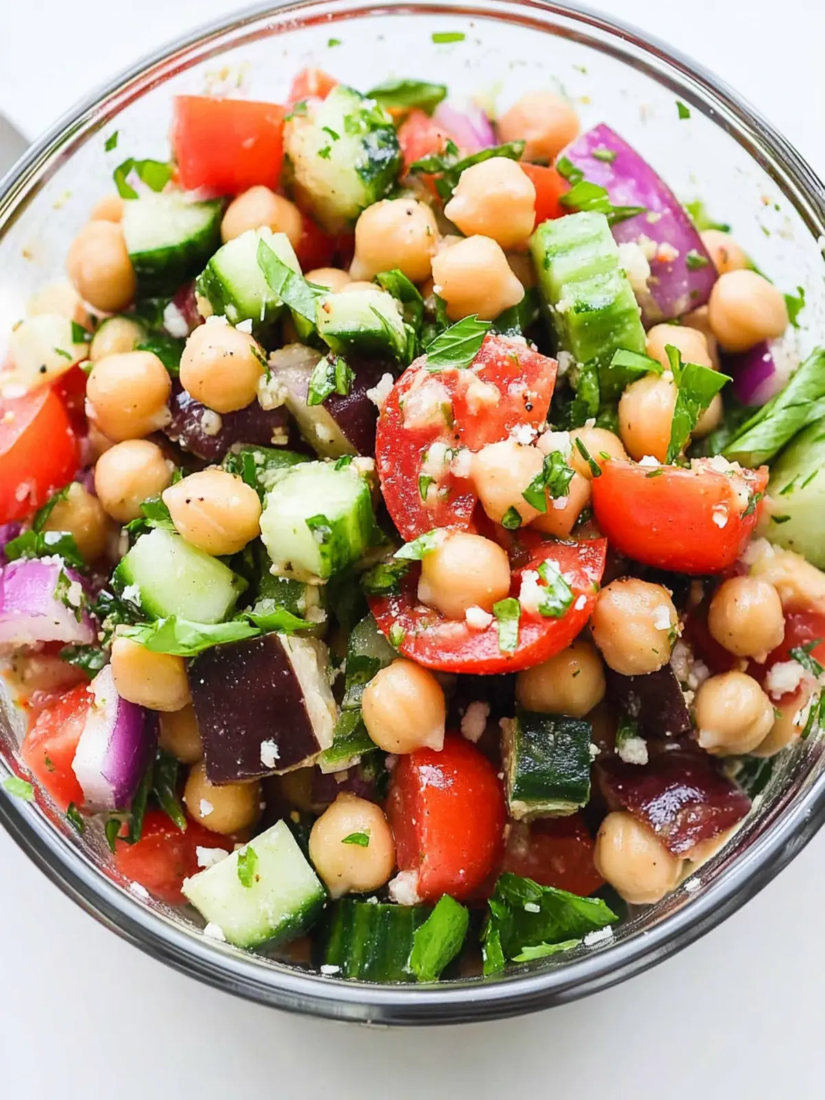 The Best Mediterranean Chickpea Salad for Quick Healthy Meals 2 The Best Mediterranean Chickpea Salad