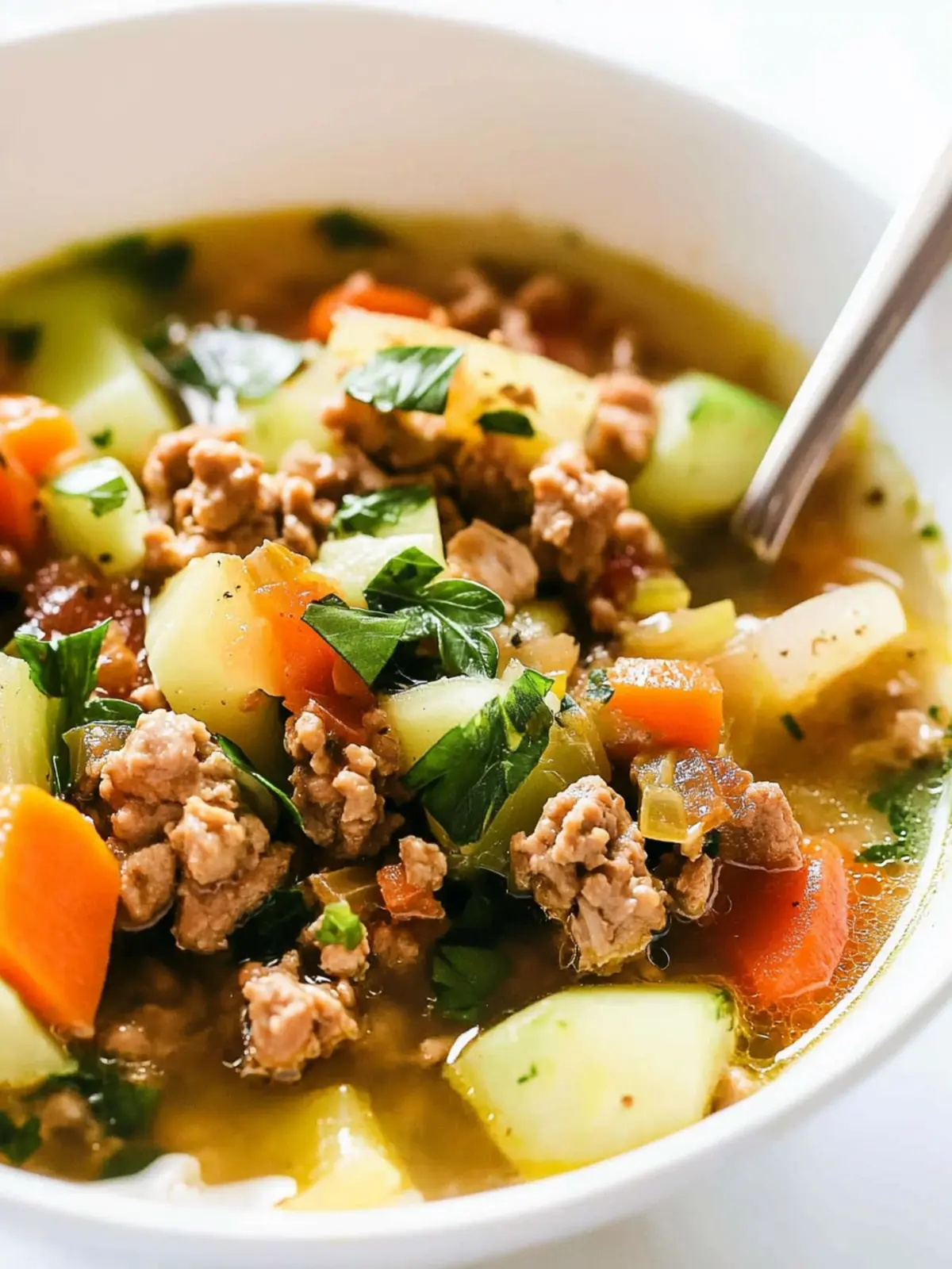 Nourishing Anti-Inflammatory Ground Turkey Soup Recipe in 20 Minutes 4 Anti-Inflammatory Ground Turkey Soup Recipe