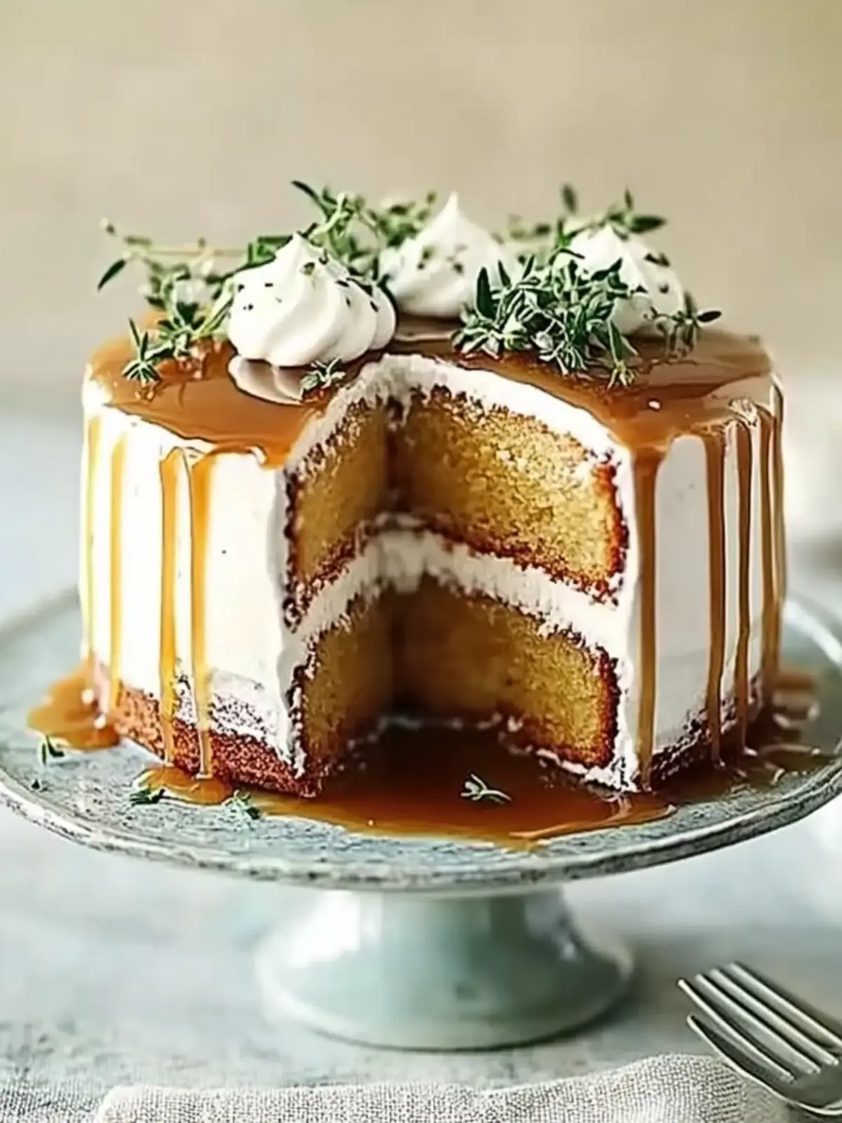 Indulge in Salted Caramel Pear Cake for Cozy Afternoons 4 Salted caramel pear cake