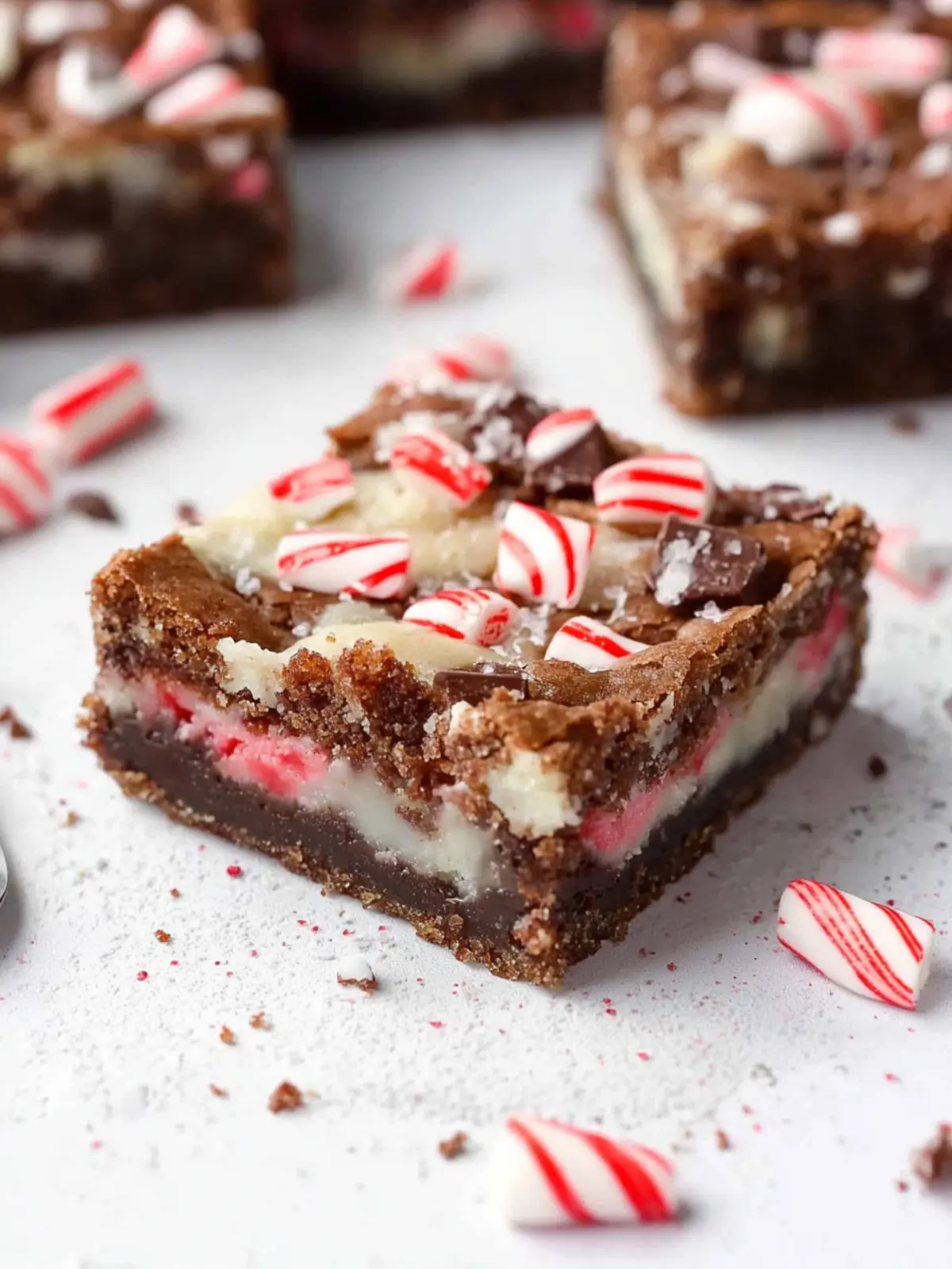 Delicious Peppermint Bark Cookie Bars for Holiday Cheer 4 Peppermint Bark Cookie Bars