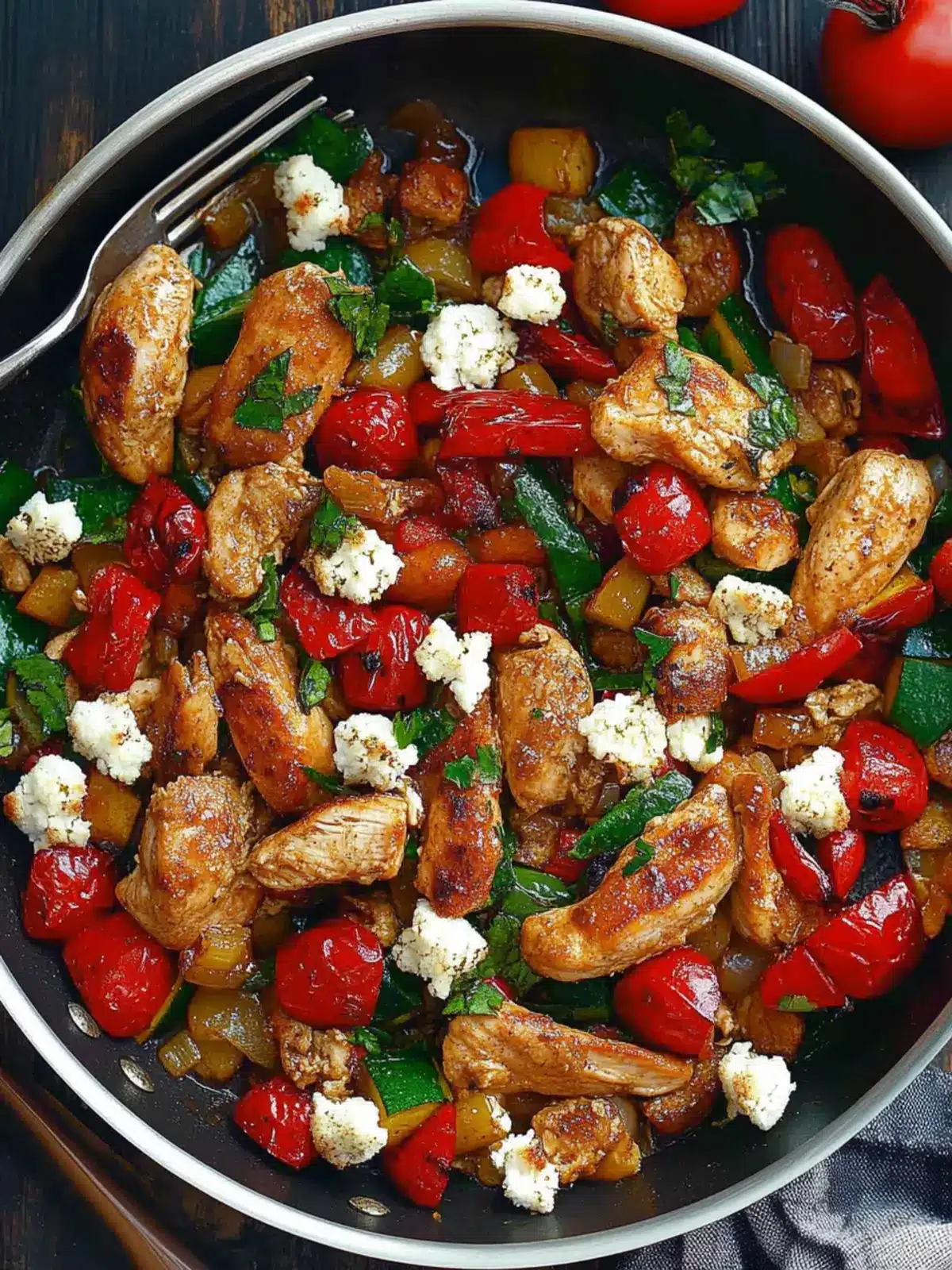 Mediterranean Chicken Stir Fry with Vegetables in 30 Minutes 4 Mediterranean Chicken Stir Fry with Vegetables (30-Minutes, One-Pan)