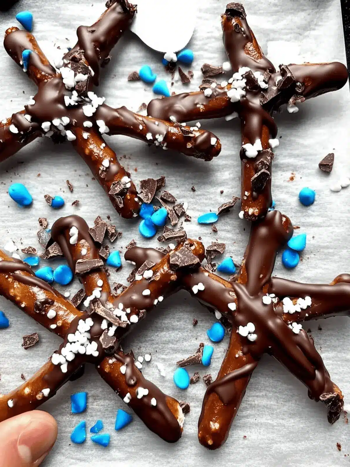 Delicious Hanukkah Chocolate Pretzels Gluten-Free & Vegan Treats 2 Hanukkah Chocolate Pretzels (gluten-free + vegan)