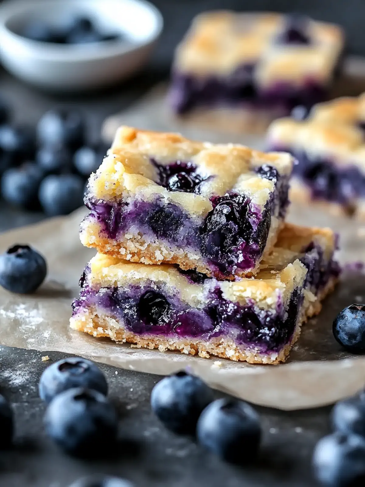 Delicious Blueberry Soft Baked Bars for Guilt-Free Indulgence 2 Delicious Blueberry Soft Baked Bars