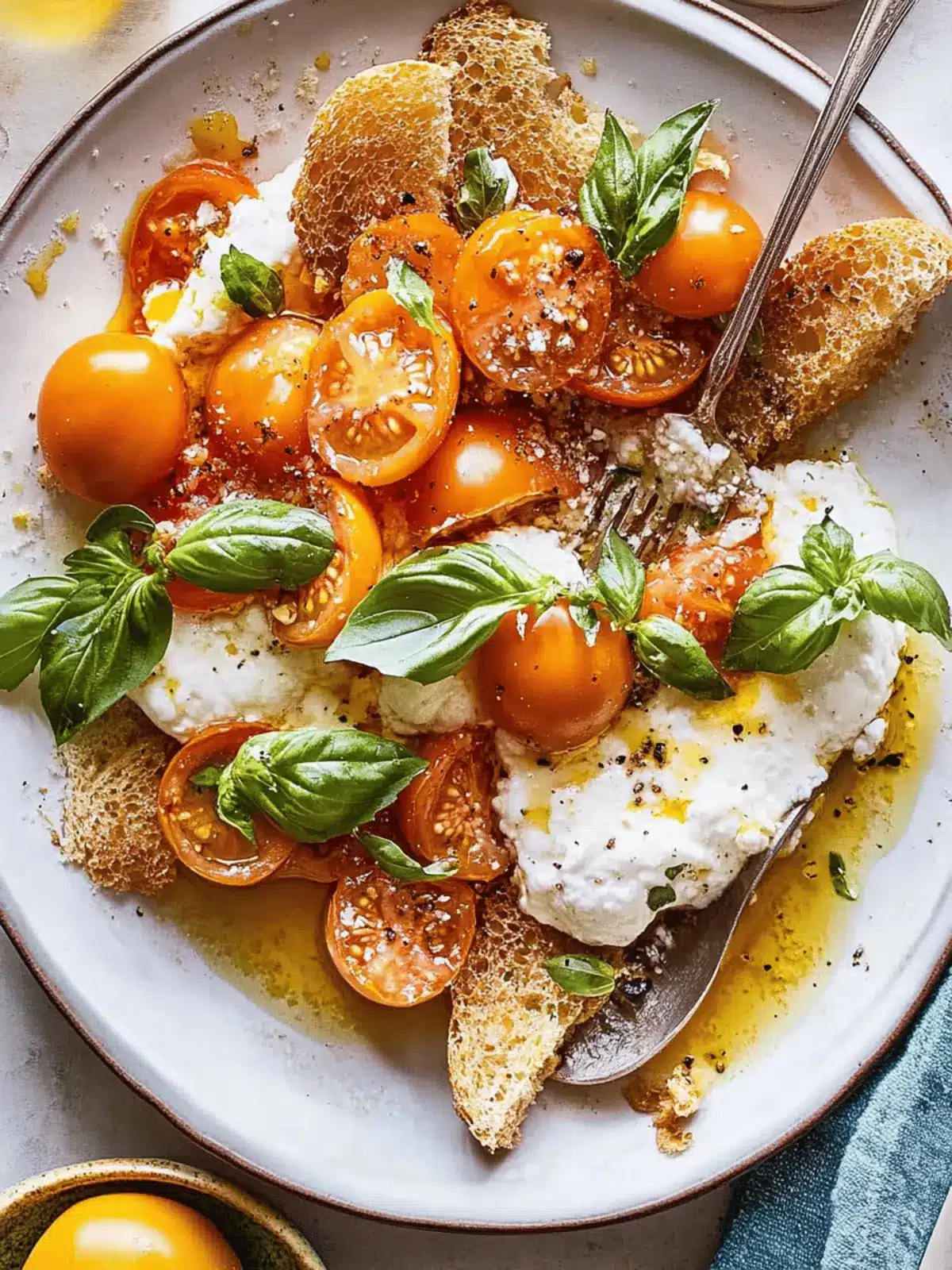 Sun Gold Tomato Caprese with Burrata: A Summer Delight 2 Sun Gold Tomato Caprese with Burrata: A Summer Delight