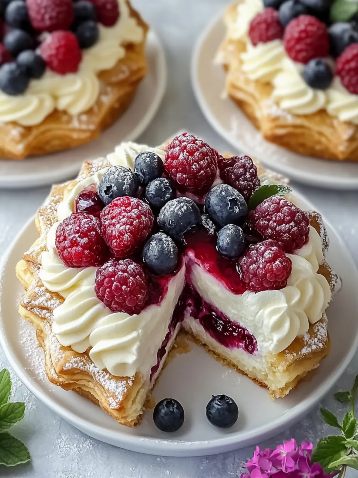 Irresistible Berry Cream Pastry Cake for Every Celebration 2 Berry Cream Pastry