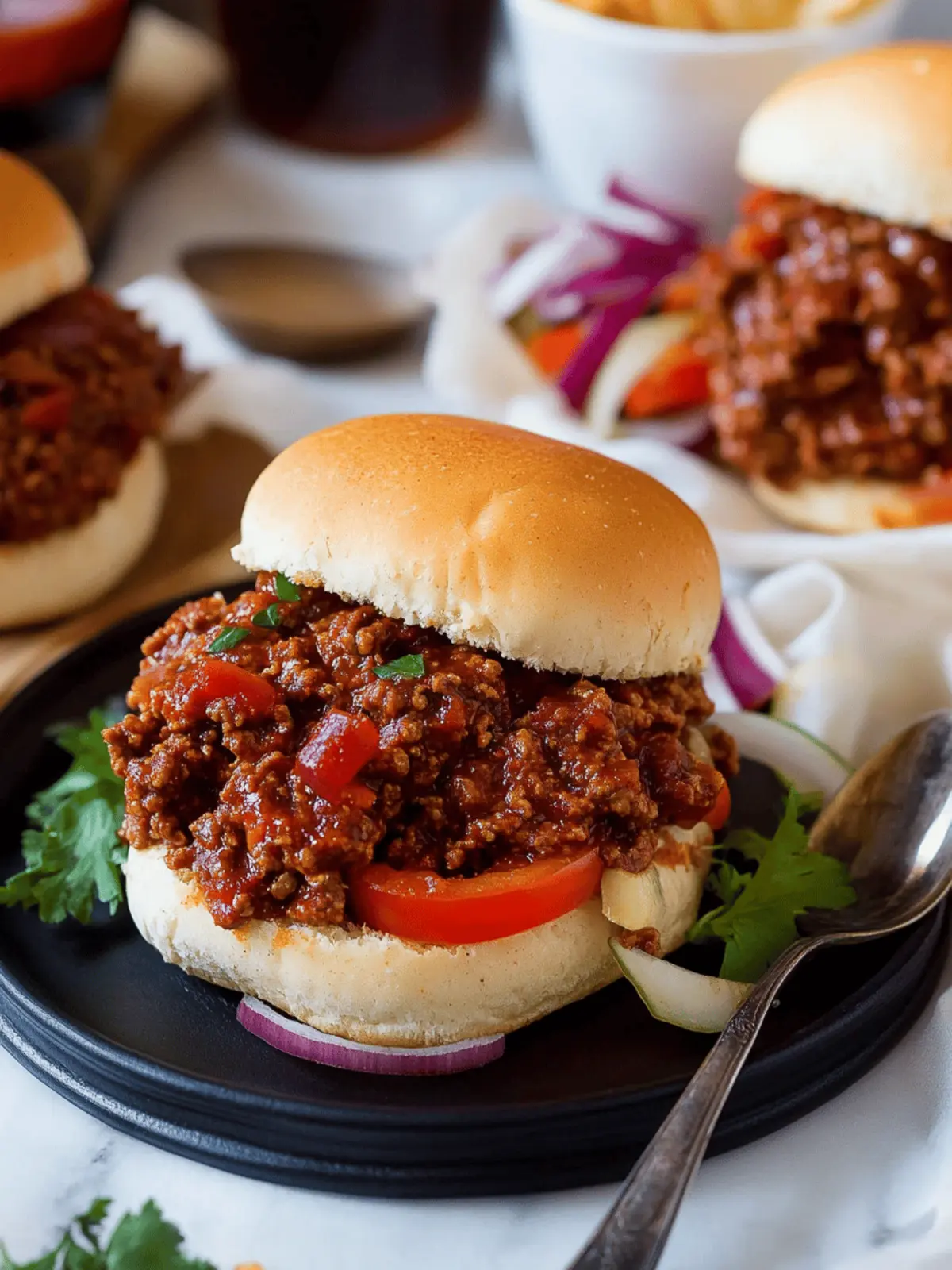 Delicious Homemade Sloppy Joes Packed with Flavor and Veggies 2 Sloppy Joes