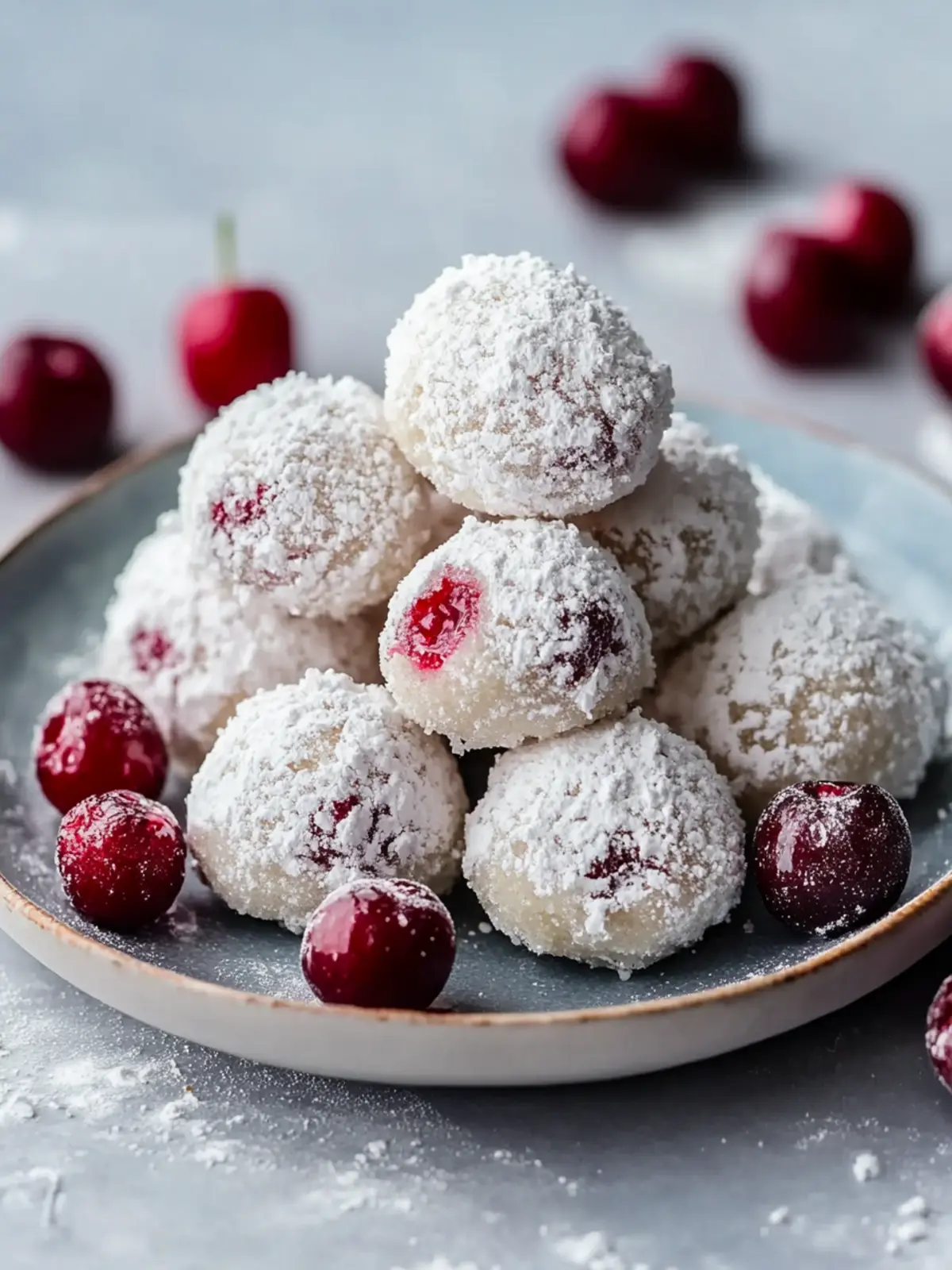 Irresistible Cherry Snowball Cookies That Melt in Your Mouth 4 Irresistible Cherry Snowball Cookies