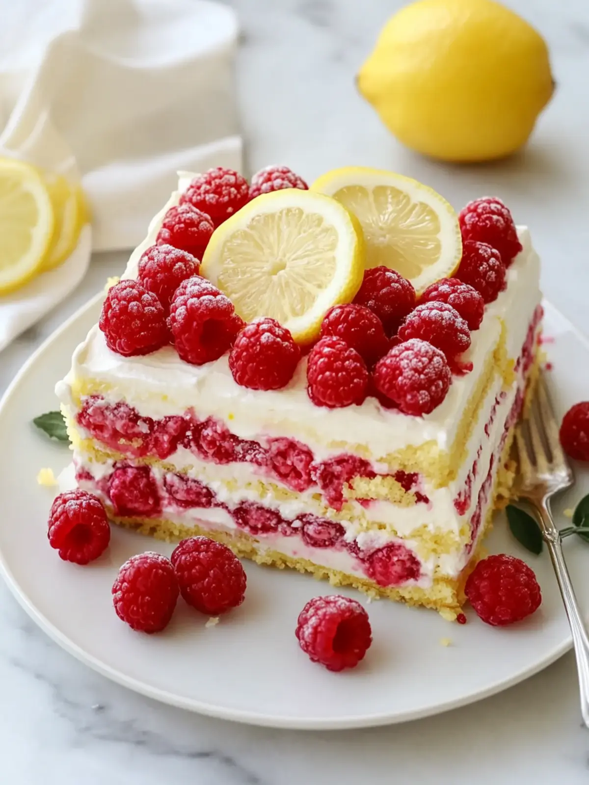 Delight Your Senses with No-Bake Lemon Raspberry Icebox Cake 2 Delight Your Senses with Lemon Raspberry Icebox Cake