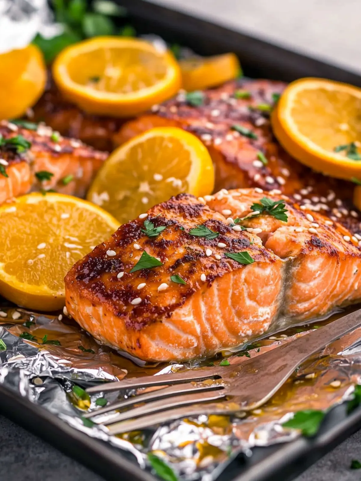 Delicious Orange Salmon with Vegetable Foil Packet Recipe 3 Orange Salmon with Vegetable Foil Packet