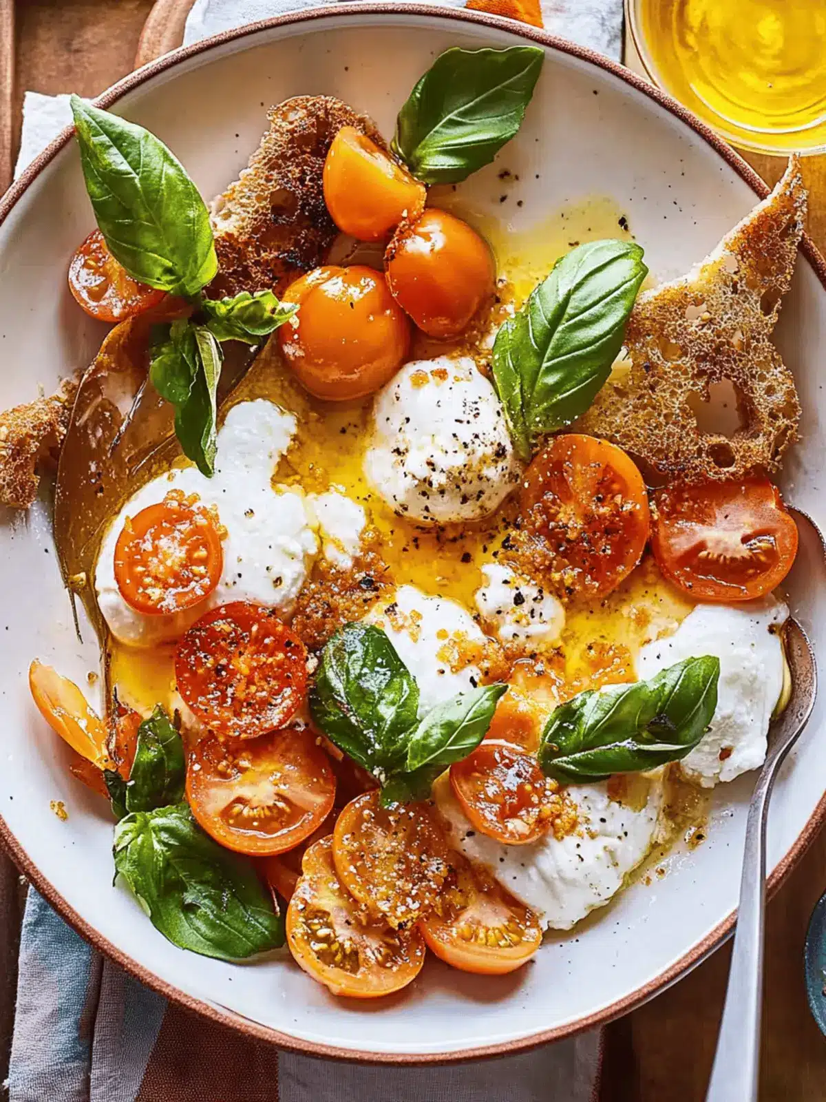 Sun Gold Tomato Caprese with Burrata: A Summer Delight 2 Sun Gold Tomato Caprese with Burrata