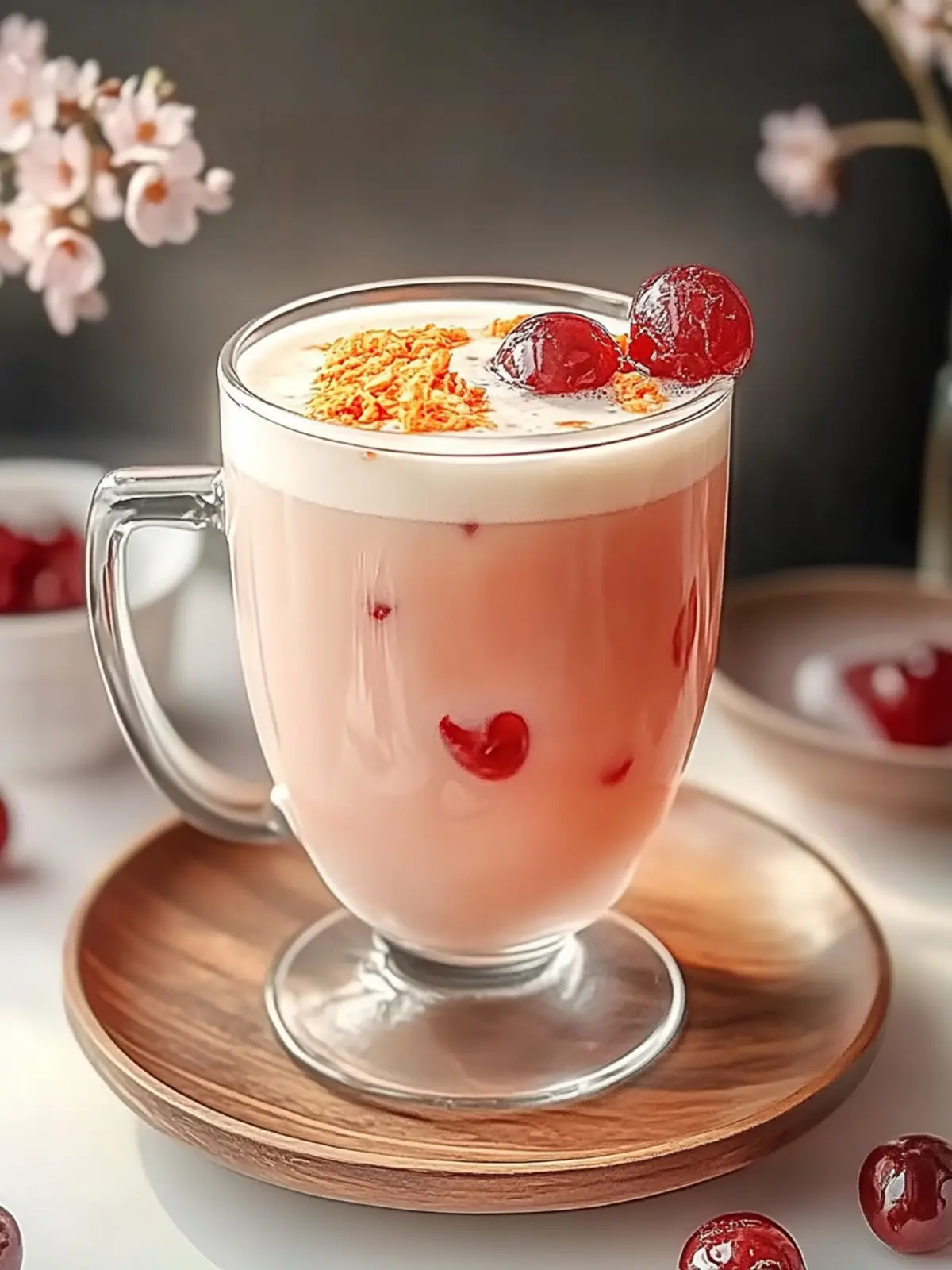 Delicious Cherry Earl Grey Milk Tea for Cozy Moments 4 Delicious Cherry Earl Grey Milk Tea