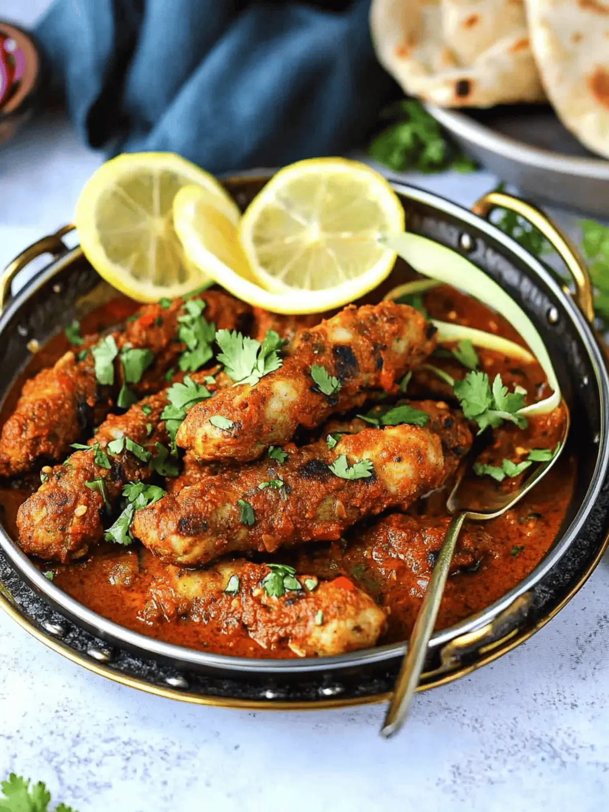 Ultimate Kabab Masala: Savory Seekh Kabab Curry Bliss 3 Kabab Masala (Seekh Kabab Curry)