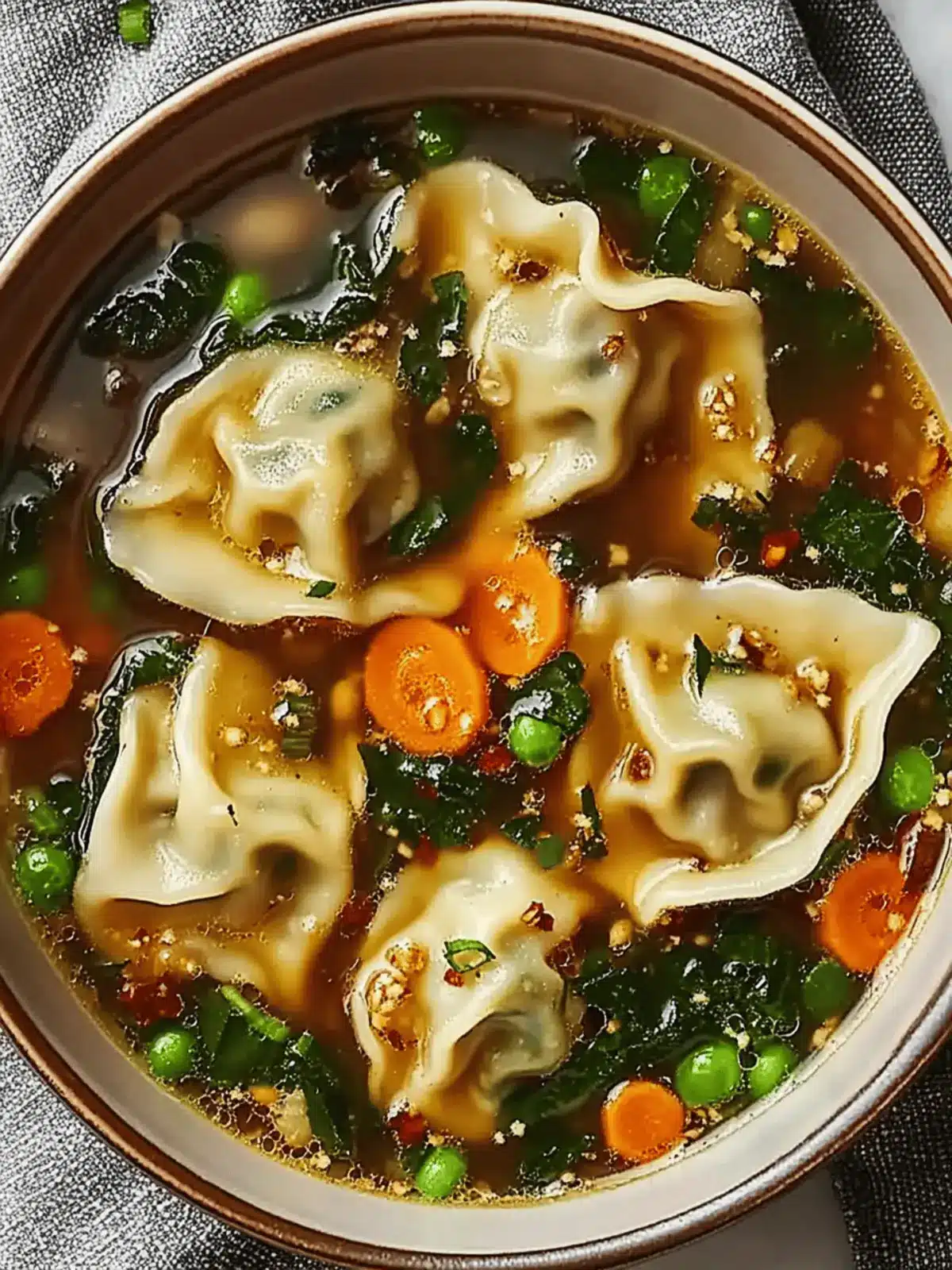 Savor the Comfort: Quick Potsticker Soup Recipe for Cozy Nights 4 Potsticker Soup