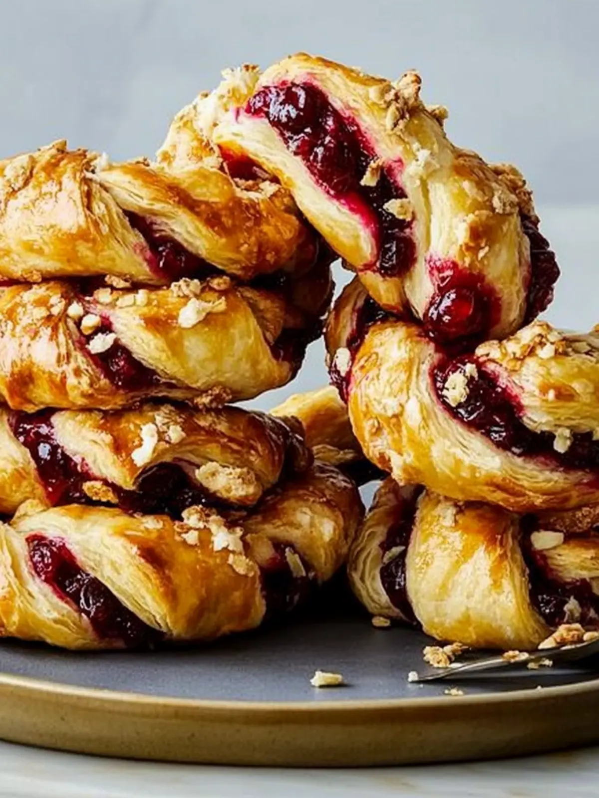 Cranberry-Feta Puff Pastry Wreaths for Effortless Holiday Cheers 2 Cranberry-Feta Puff Pastry Wreaths