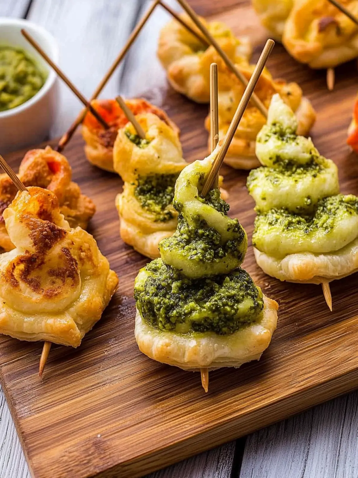 Delicious Pesto Puff Pastry Christmas Trees Everyone Will Love 2 Pesto Puff Pastry Christmas Trees