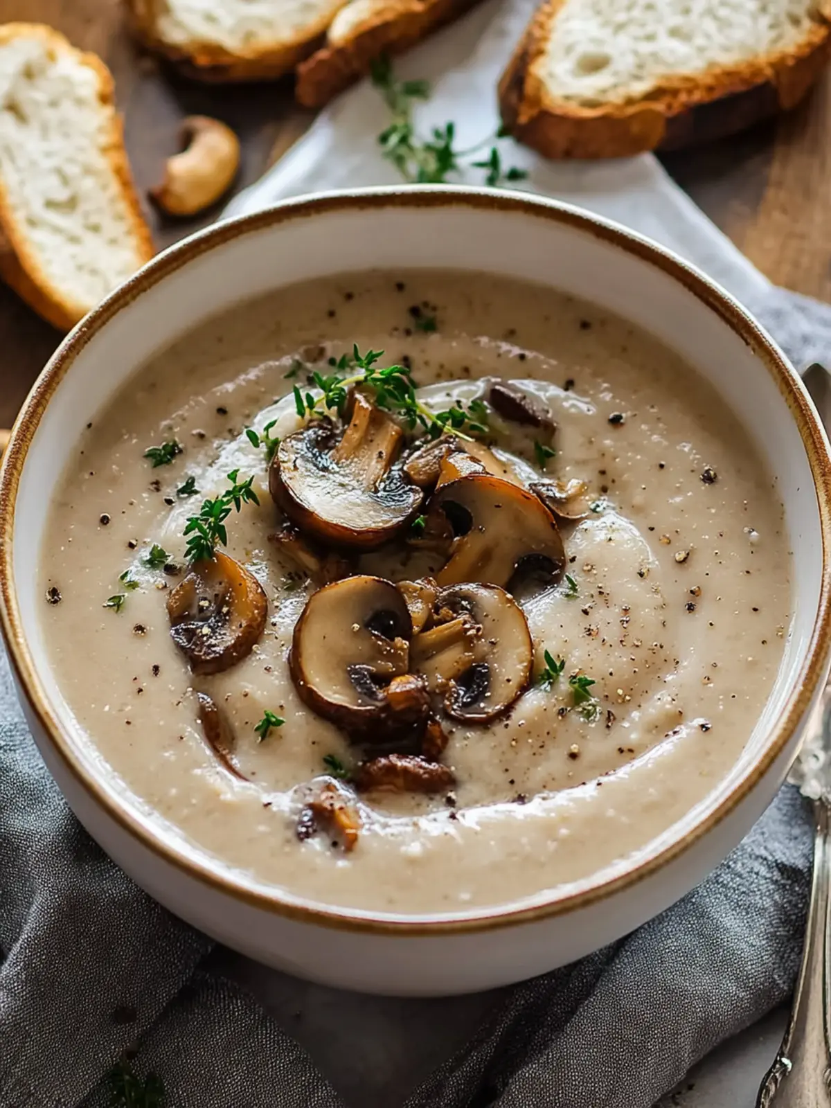 Creamy Mushroom Bisque Recipe That Will Warm Your Soul 4 Creamy Mushroom Bisque Recipe