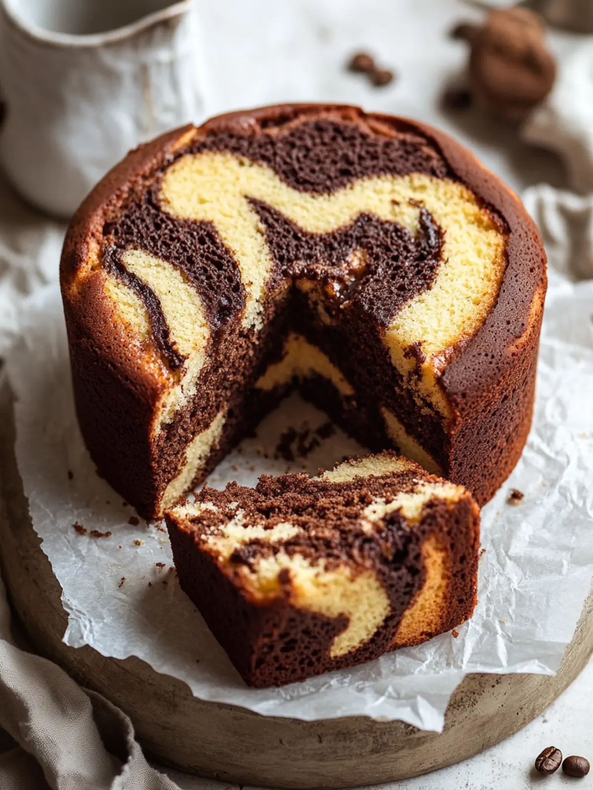 Warm Coffee Cinnamon Marble Cake for Cozy Moments Anytime 4 Coffee Cinnamon Marble Cake