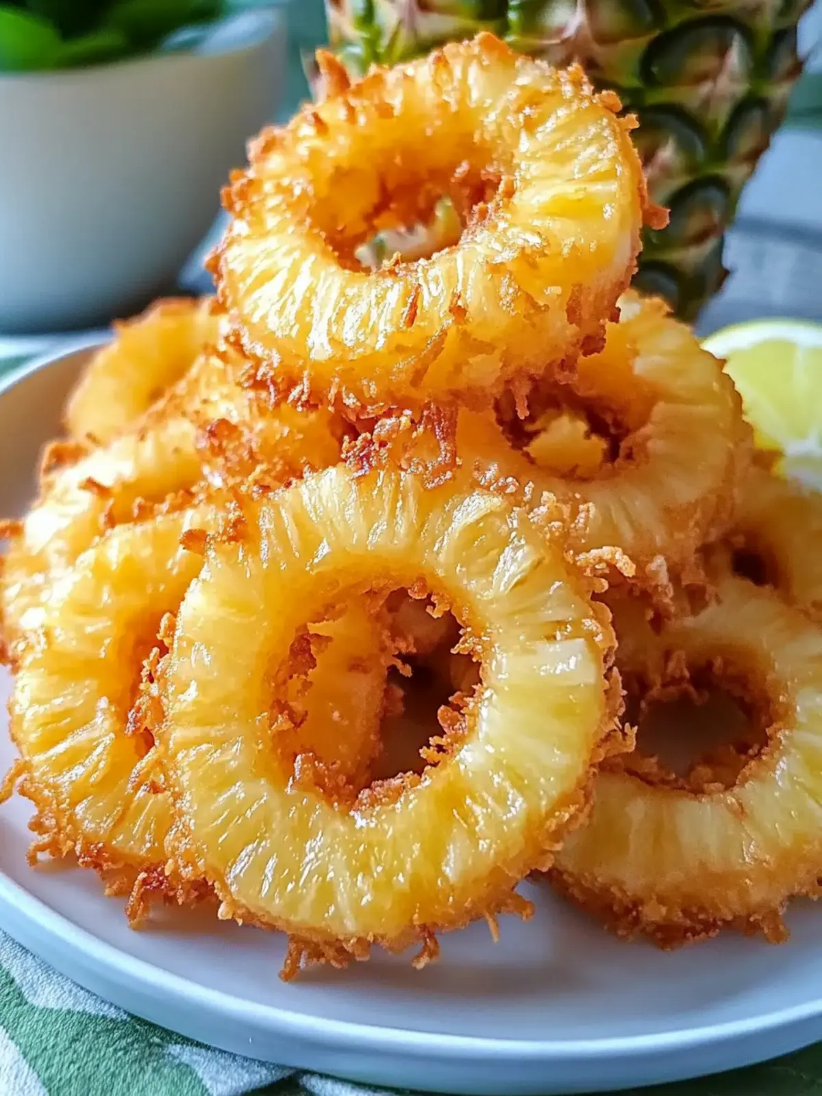 Fried Pineapple Rings: Irresistible Tropical Snack Recipe 3 Fried Pineapple Rings Tropical Snack Recipe