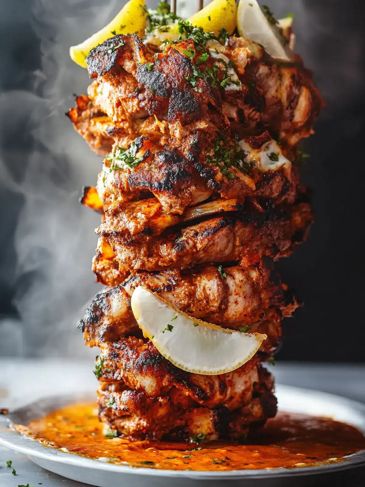 Shawarma on a Spit: Flavorful Chicken Thighs for Easy Meals 2 Shawarma on a Spit