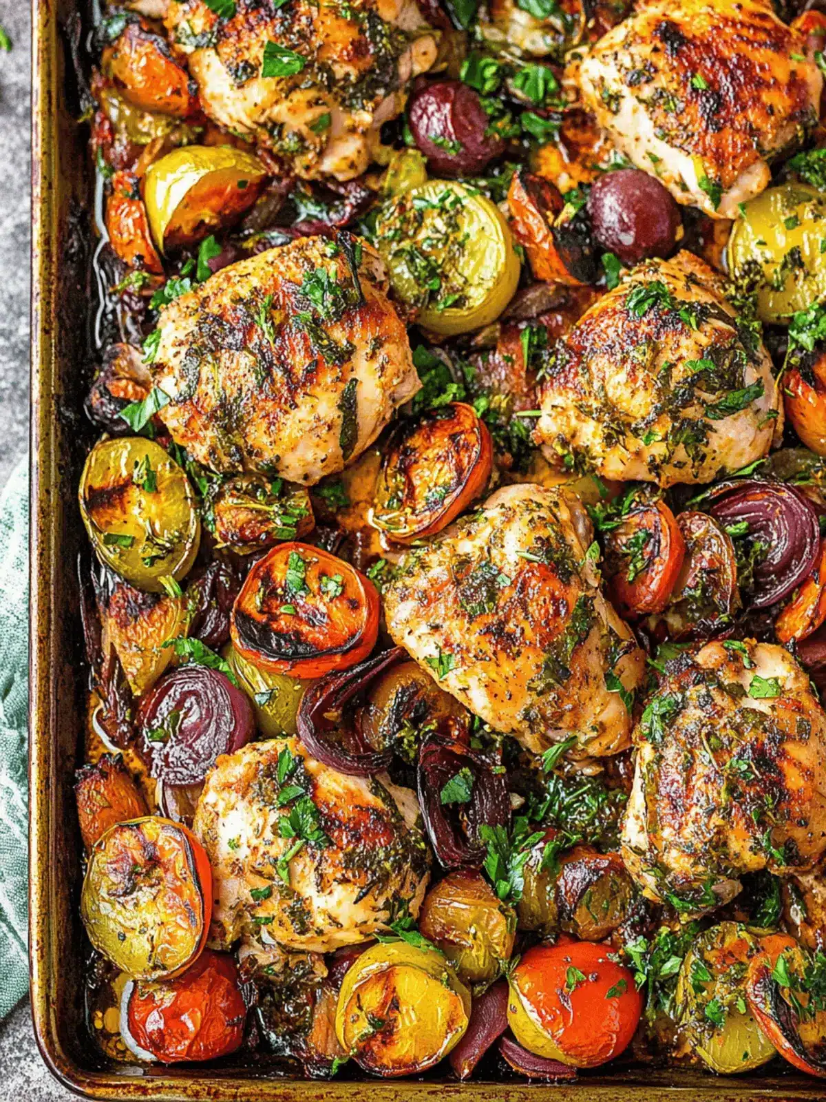 Delicious Greek Sheet-Pan Chicken in Under 45 Minutes 4 Greek Sheet-Pan Chicken