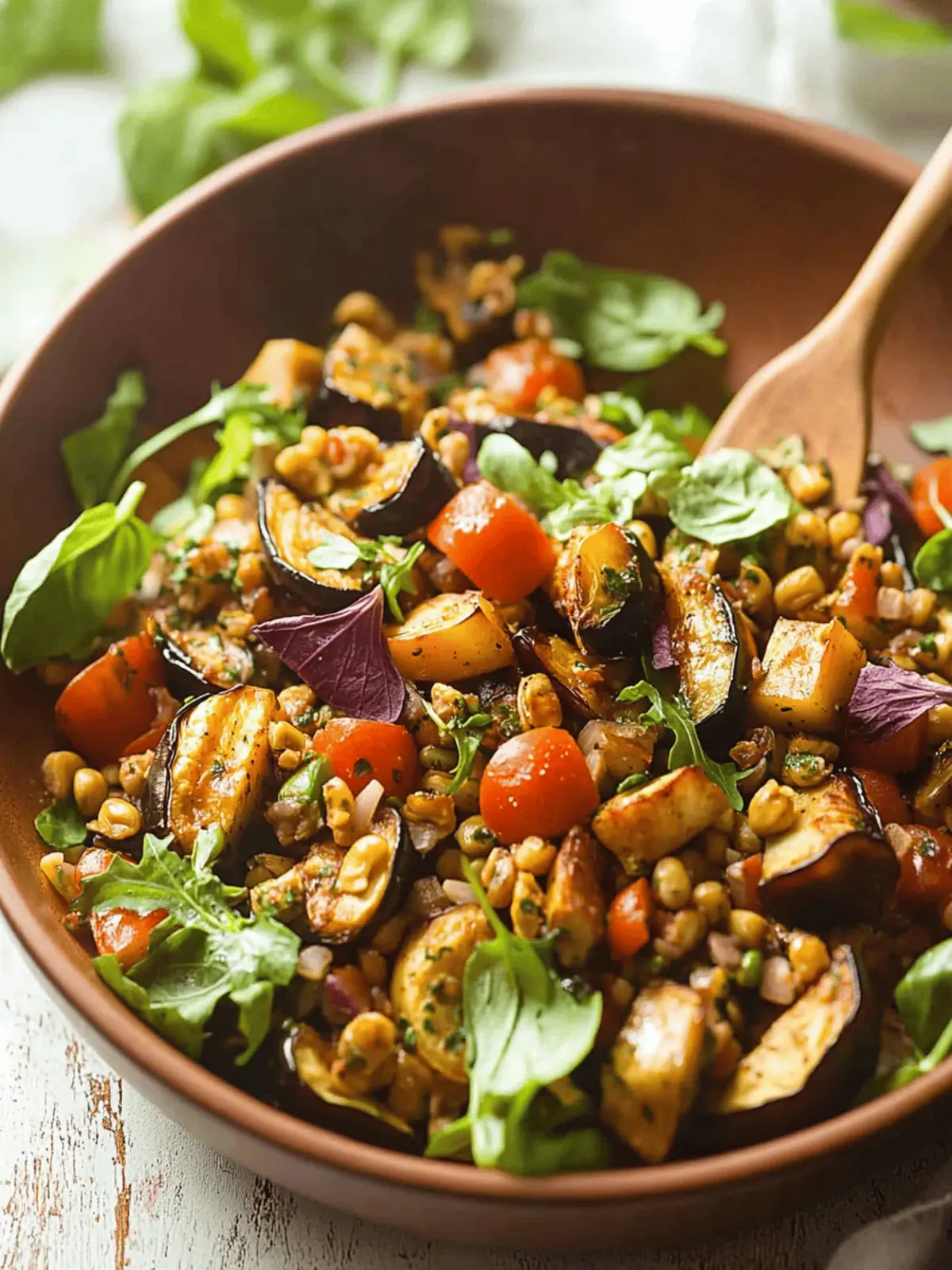 Vibrant Roasted Eggplant Salad Perfect for Summer Feasts 2 Roasted Eggplant Salad