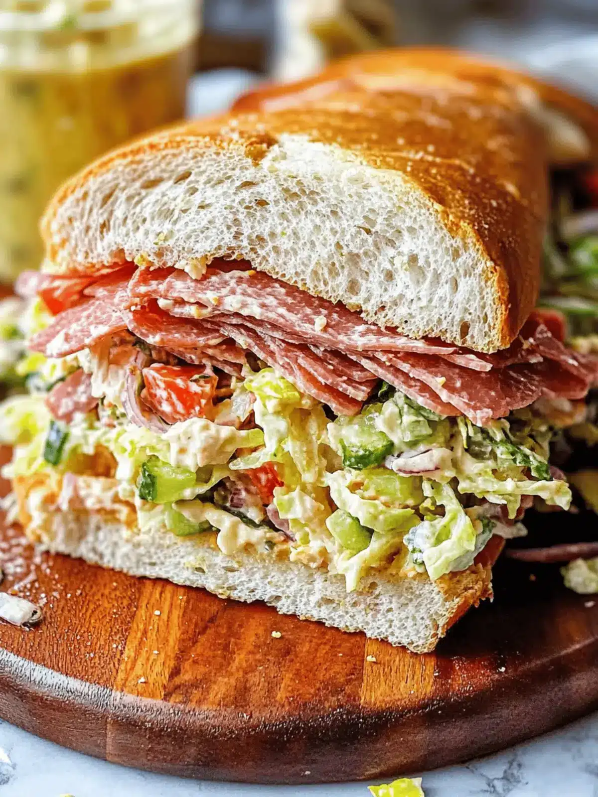 Italian Grinder Salad Sandwich TikTok s Must-Try Delight 2 Italian Grinder Salad Sandwich (TikTok Viral Recipe)
