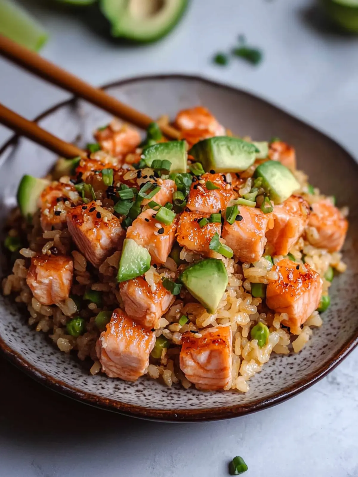 Savory Salmon Crispy Rice: A Flavorful Homemade Delight 2 Salmon Crispy Rice
