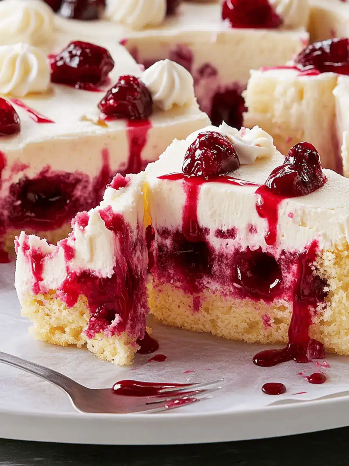 Spooky Vampire Poke Cake with Cherry Blood Surprise 2 Vampire Poke Cake