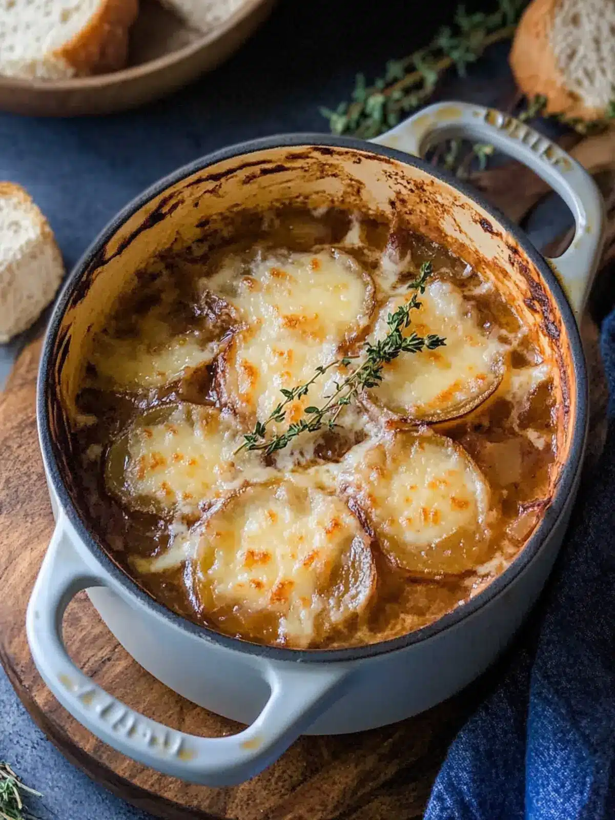 Cozy Dutch Oven French Onion Soup for Heartwarming Meals 3 Dutch Oven French Onion Soup