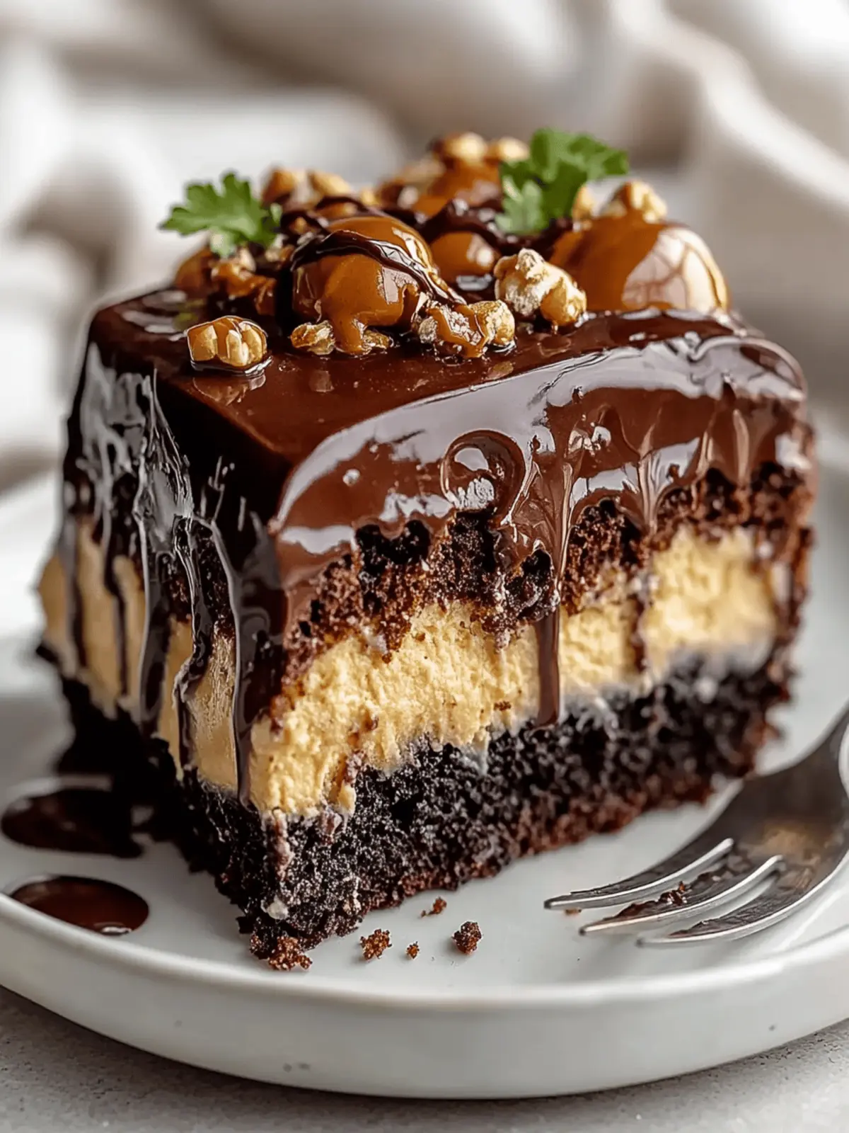 Irresistible Chocolate Peanut Butter Poke Cake Recipe You ll Love 2 Irresistible Chocolate Peanut Butter Poke Cake Recipe