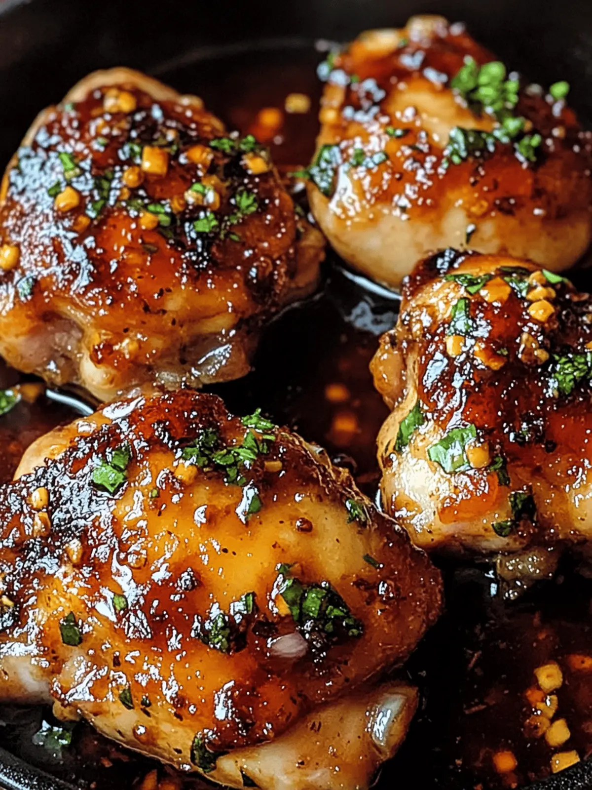 Delicious Honey Garlic Chicken Thighs for Quick Family Dinners 2 Honey Garlic Chicken Thighs