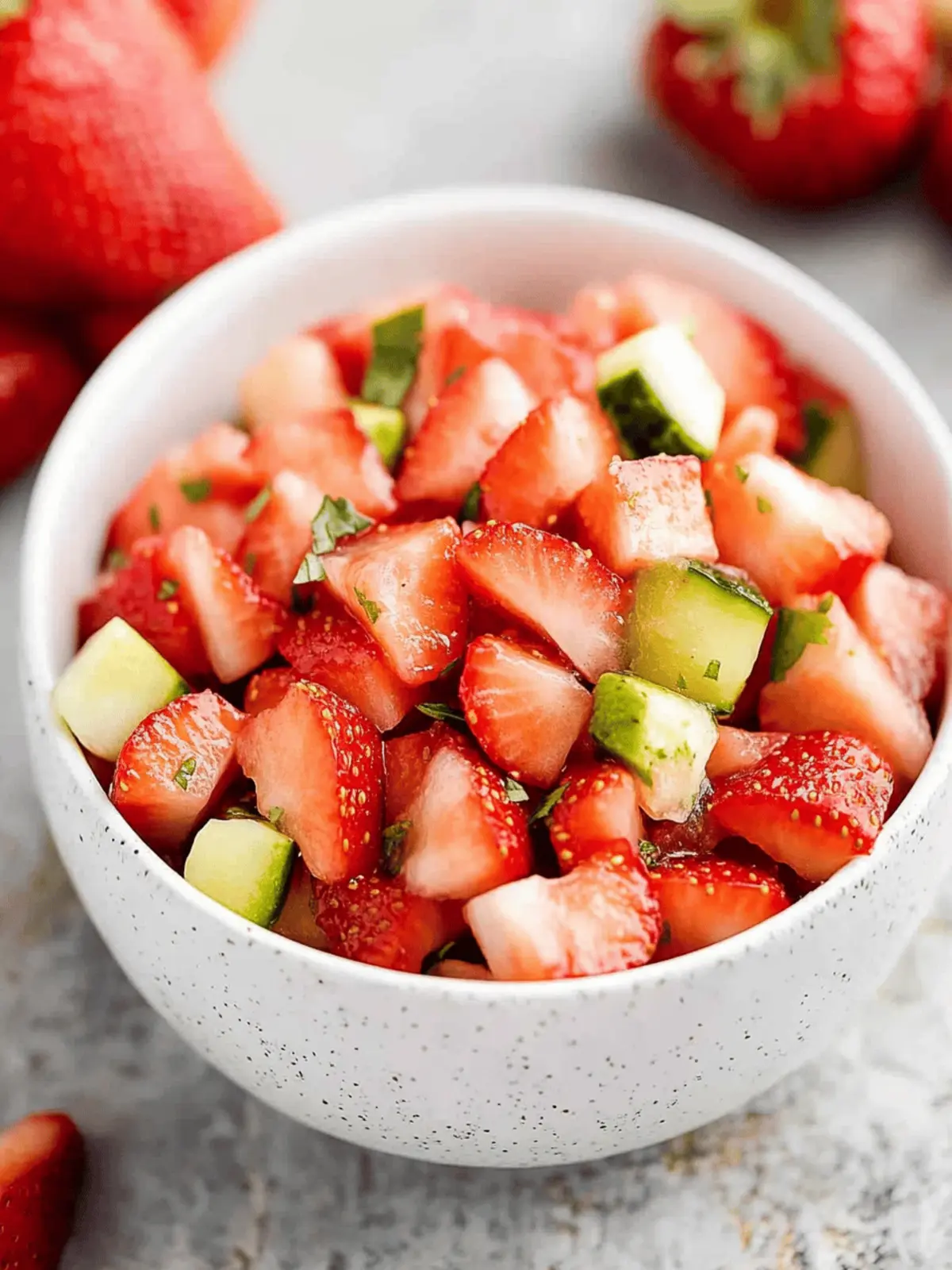 Sweet Strawberry Salsa: A 3-Ingredient Fresh Delight 3 Sweet Strawberry Salsa: A 3-Ingredient Fresh Delight
