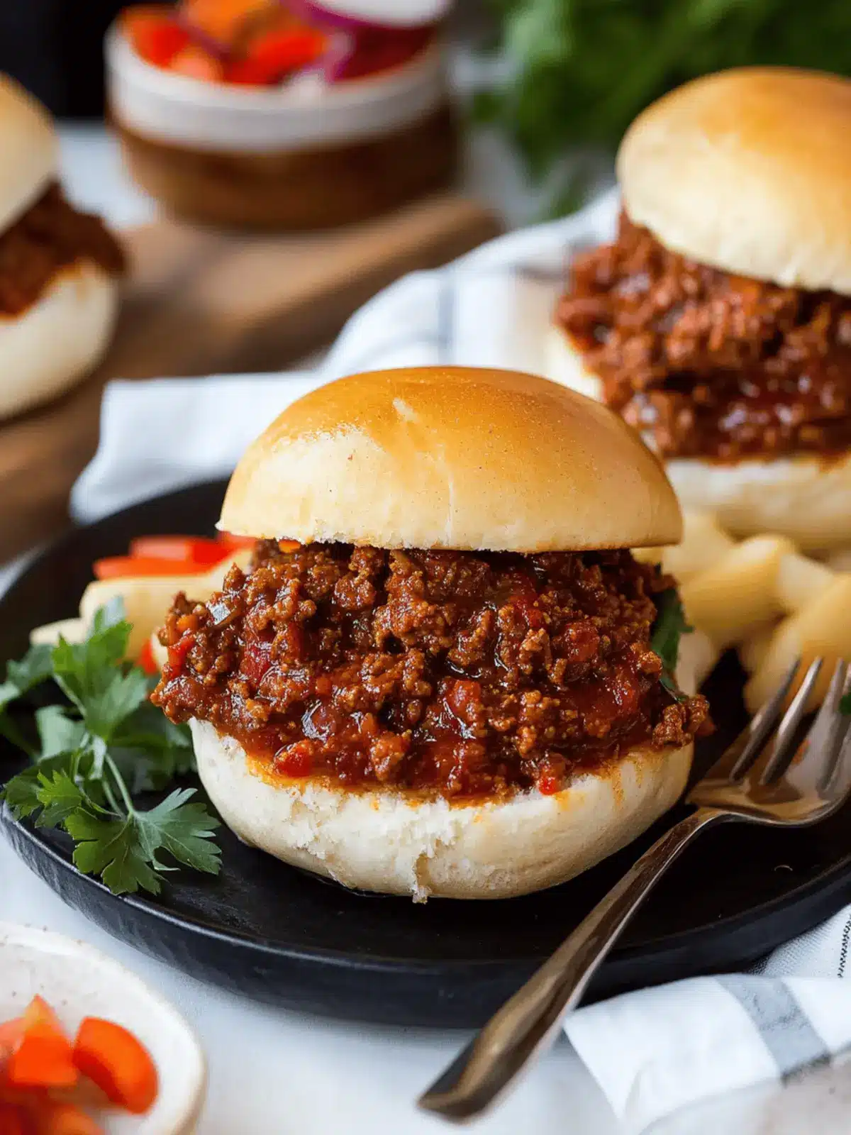Delicious Homemade Sloppy Joes Packed with Flavor and Veggies 3 Sloppy Joes