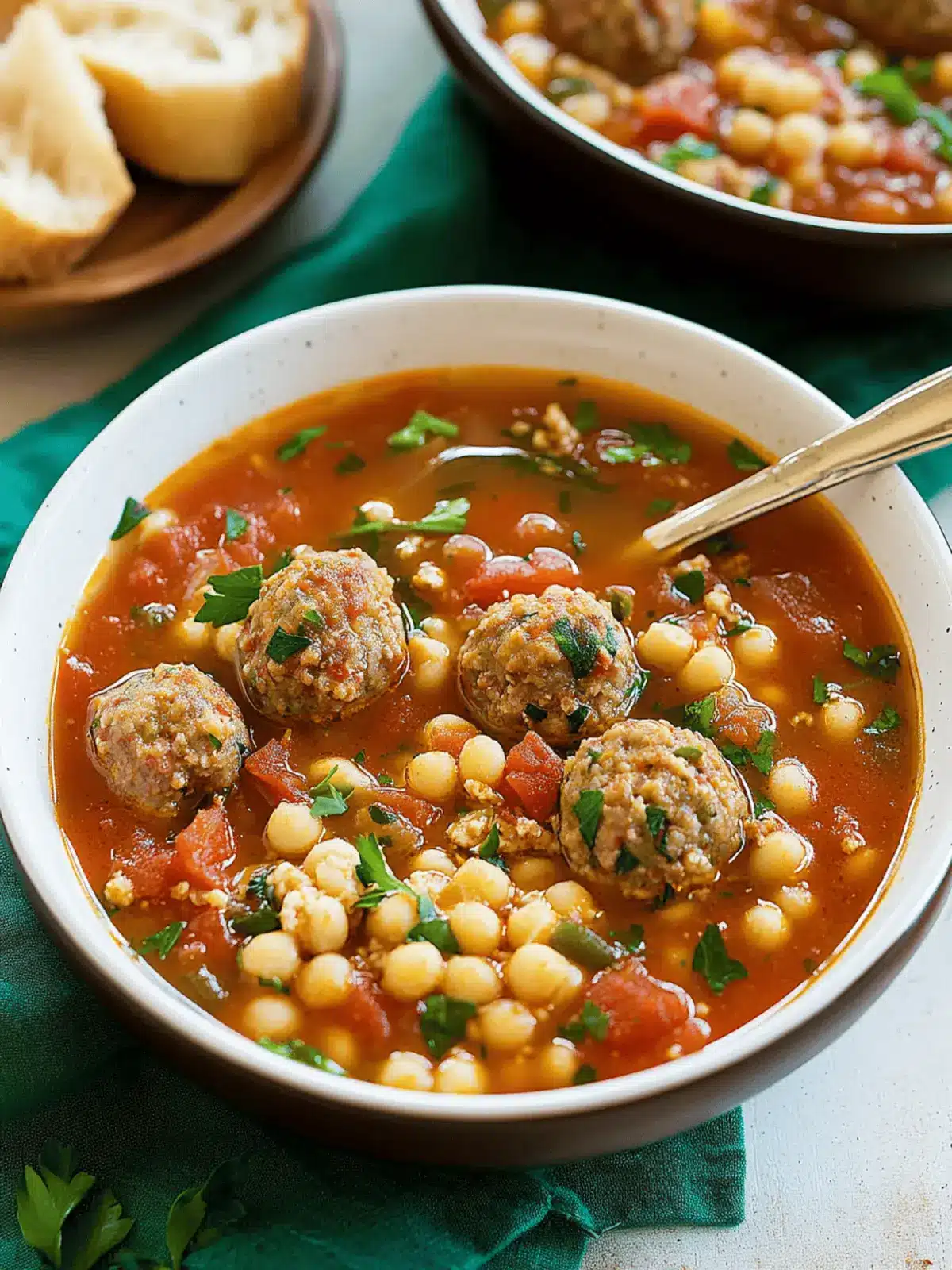 Hearty Meatball Soup: Comfort in Every Delicious Spoonful 4 Meatball Soup