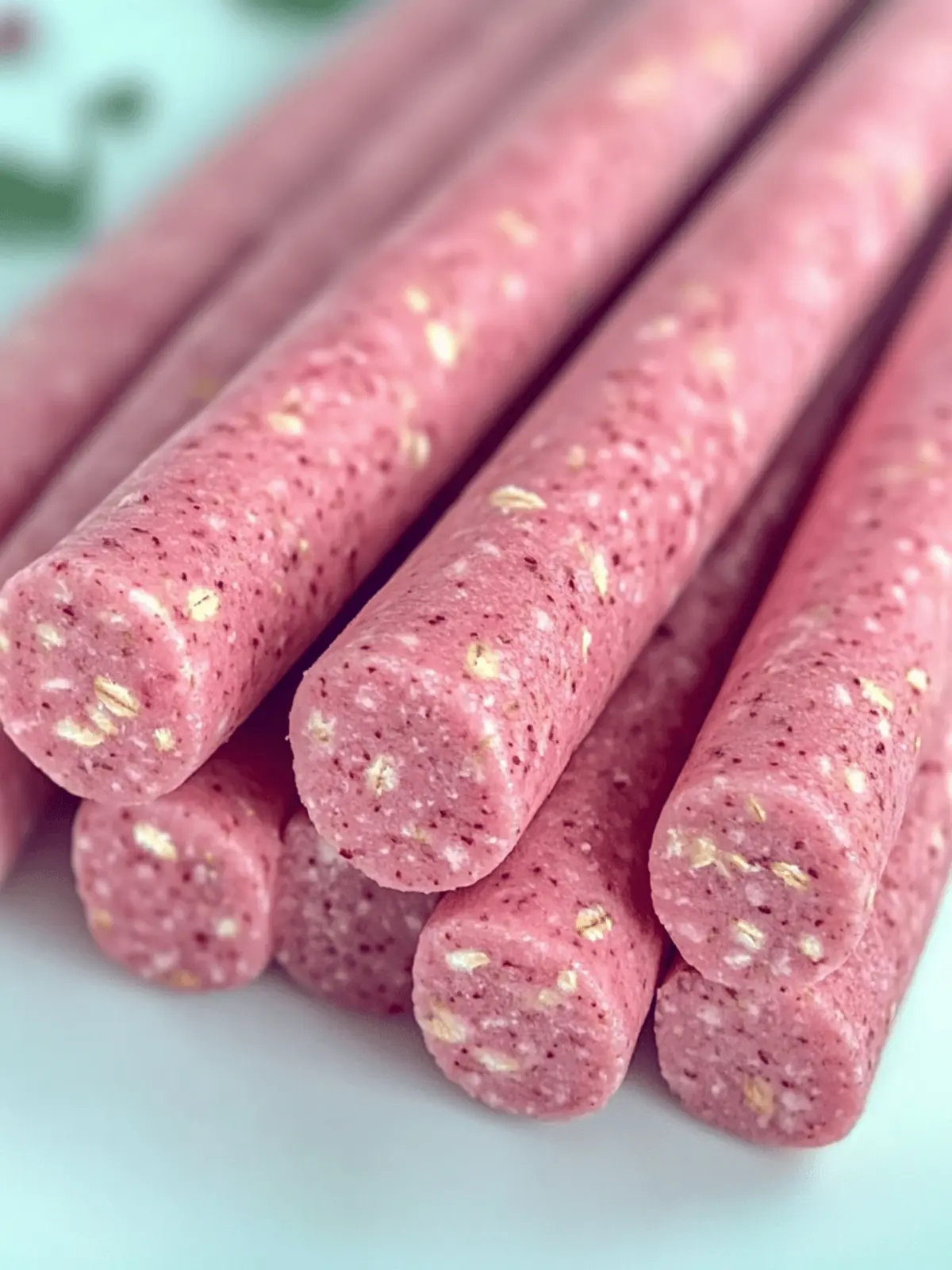 Strawberry Oat Smoothie Sticks Recipe for Dogs: Chill & Chew 3 Strawberry Oat Smoothie Sticks Recipe for Dogs: A Cool, Chewy Treat for Sunny Days