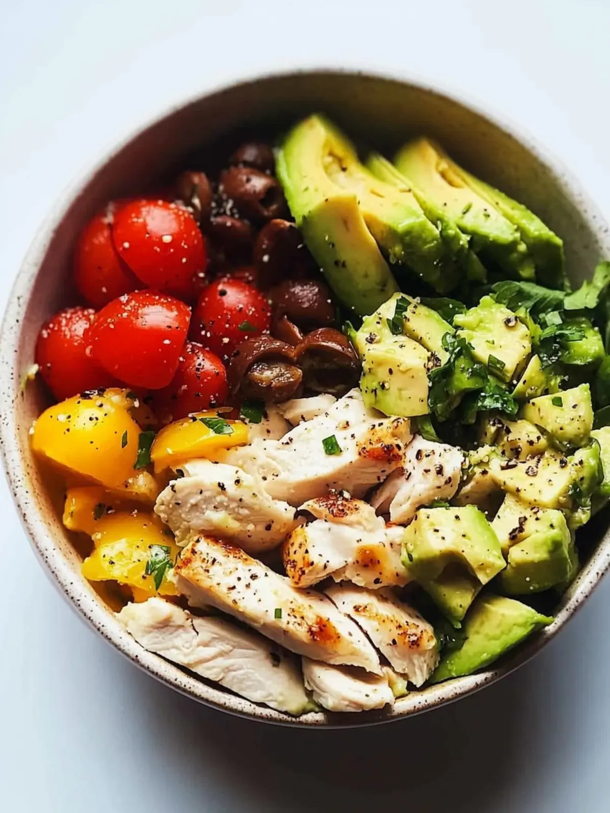 High-Protein Avocado Chicken Salad for Easy Meal Prep 3 High-Protein Avocado Chicken Salad (Meal Prep)